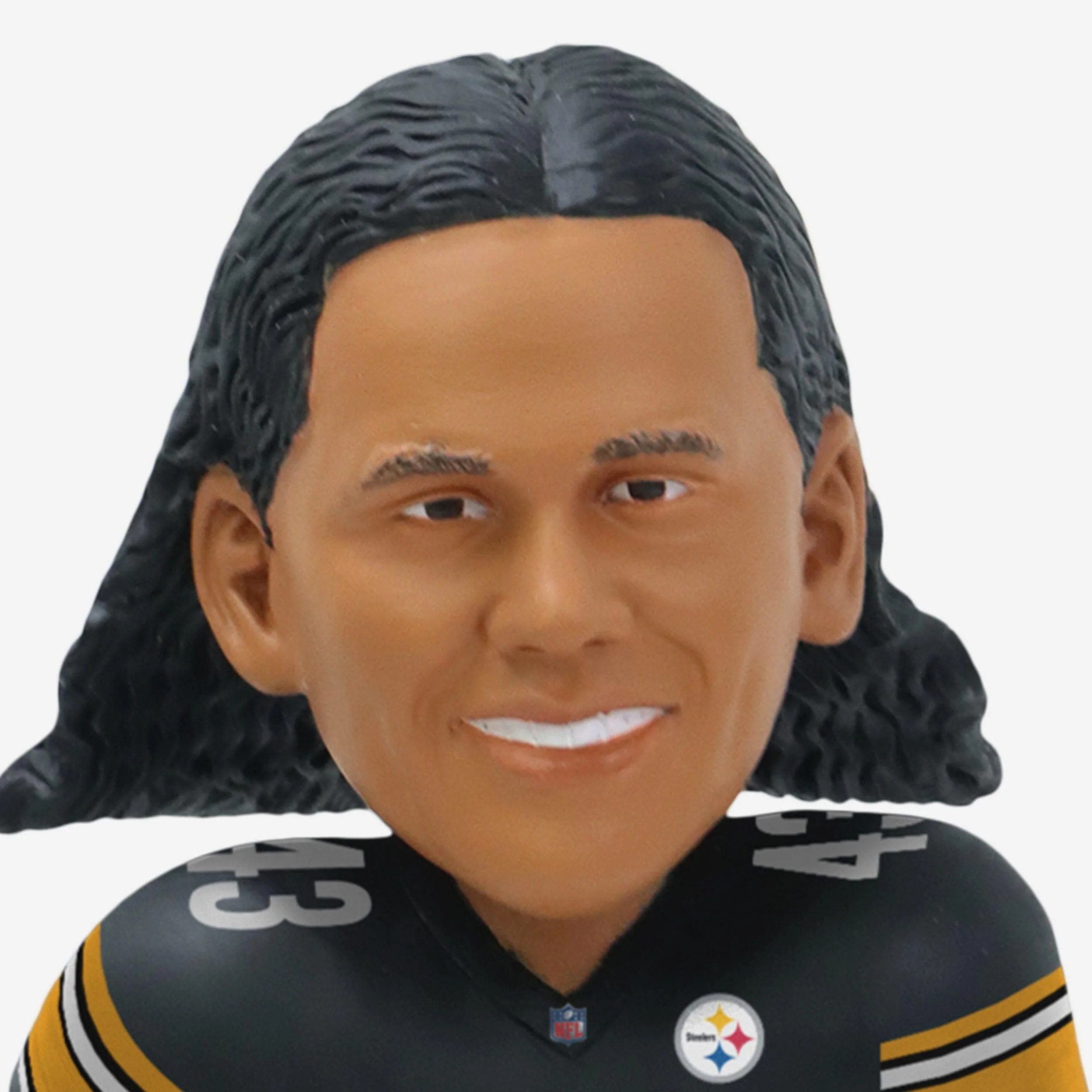 Troy Polamalu Pittsburgh Steelers Patch Collection Bobblehead - Image 2