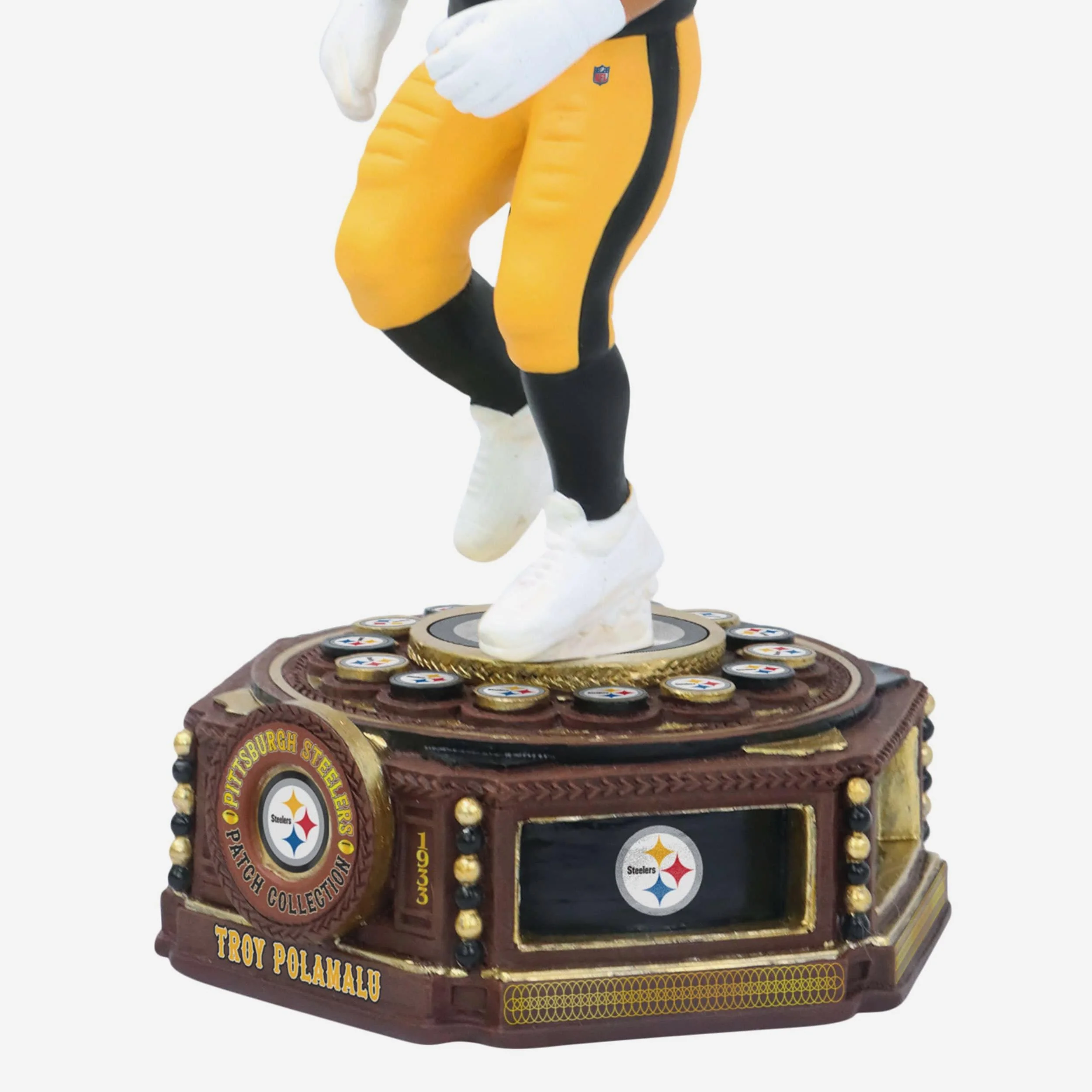 Troy Polamalu Pittsburgh Steelers Patch Collection Bobblehead - Image 3
