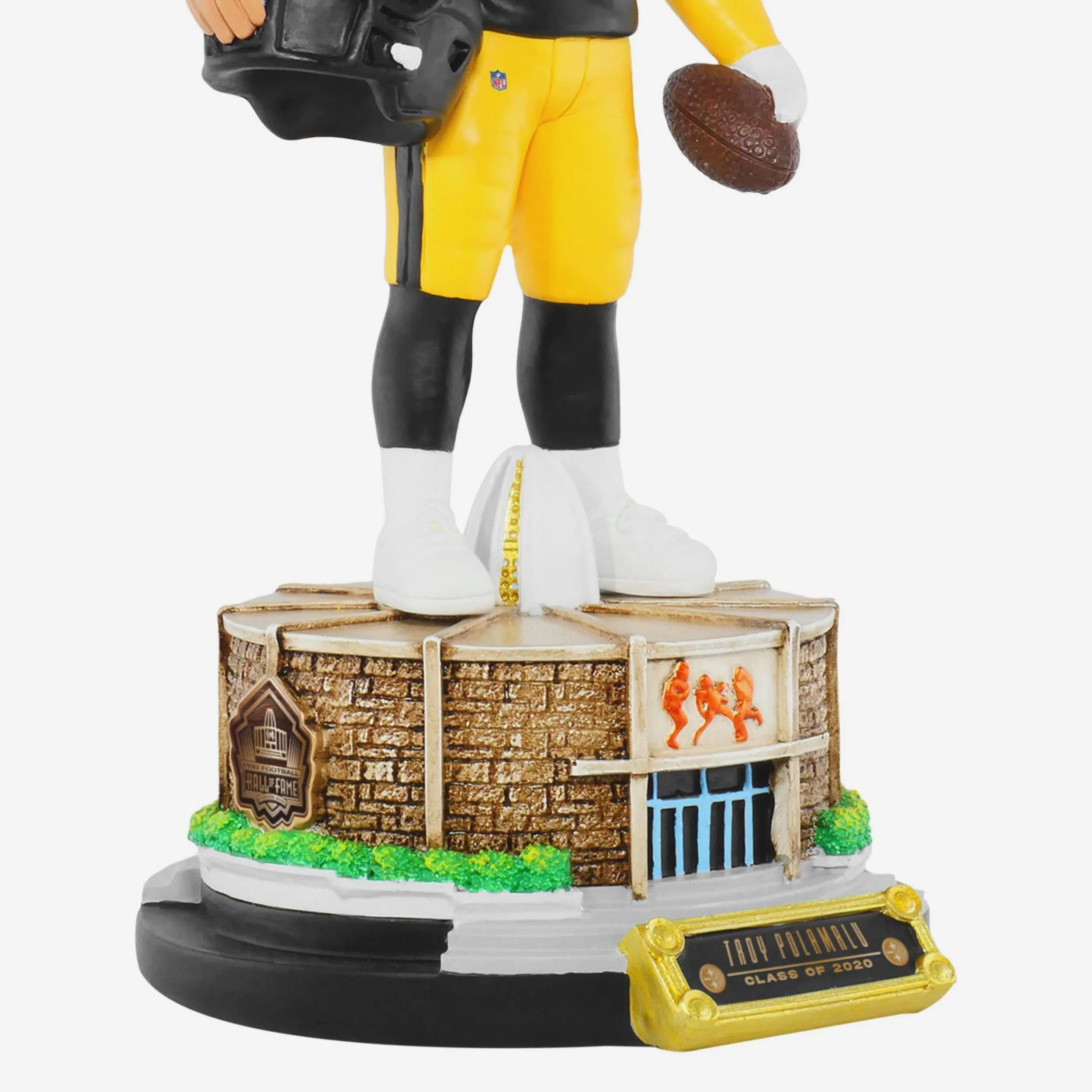Troy Polamalu Pittsburgh Steelers Pro Football Hall of Fame Bobblehead - Image 3