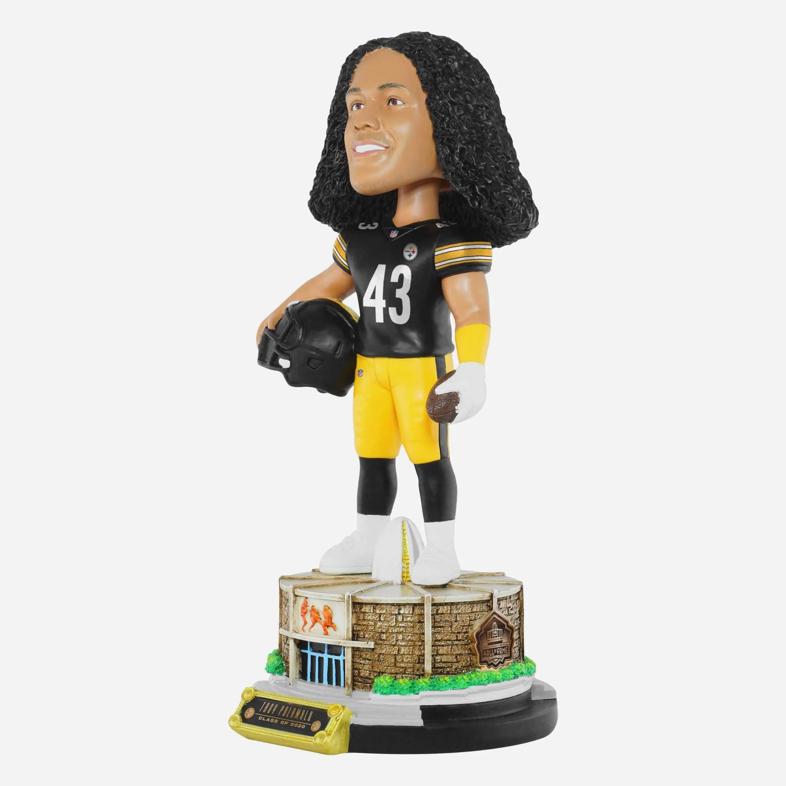 Troy Polamalu Pittsburgh Steelers Pro Football Hall of Fame Bobblehead - Image 4