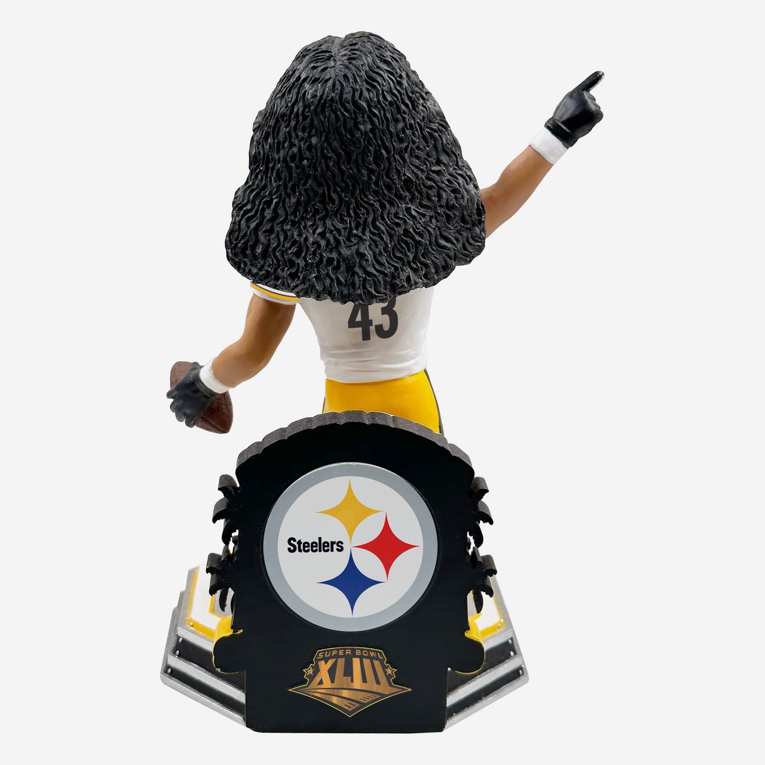 Troy Polamalu Pittsburgh Steelers Super Bowl XLIII Champions 15th Anniversary Bobblehead - Image 5