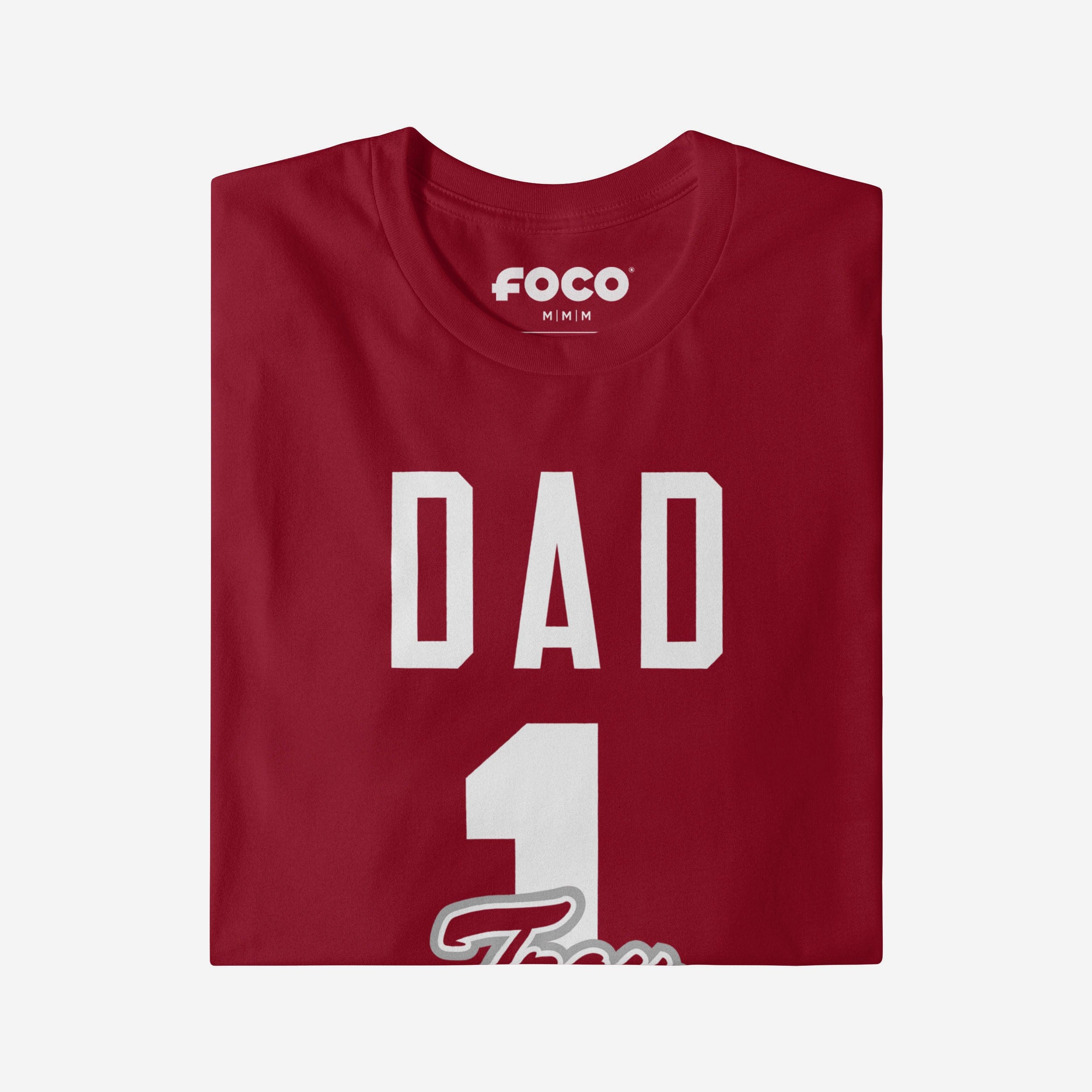 Troy Trojans Number 1 Dad T-Shirt - Image 3