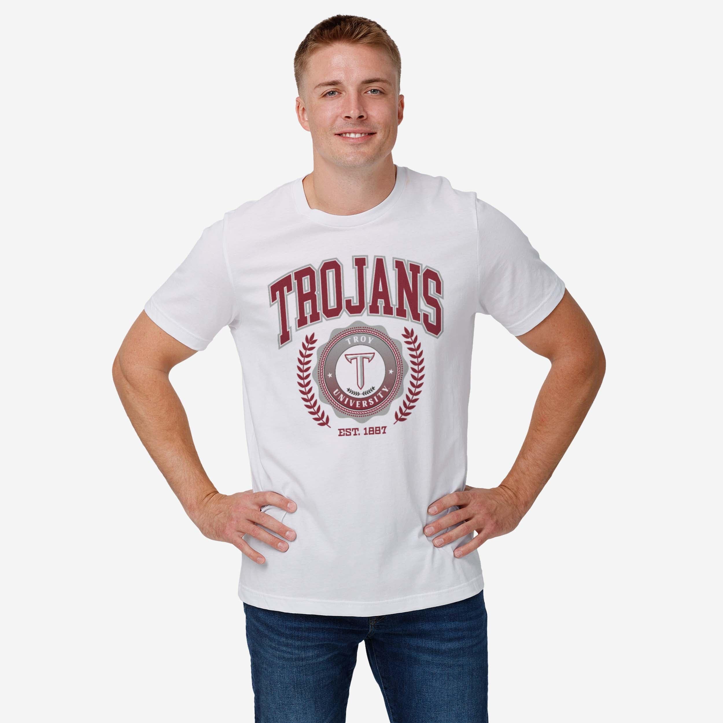 Troy Trojans Team Crest T-Shirt - Image 2