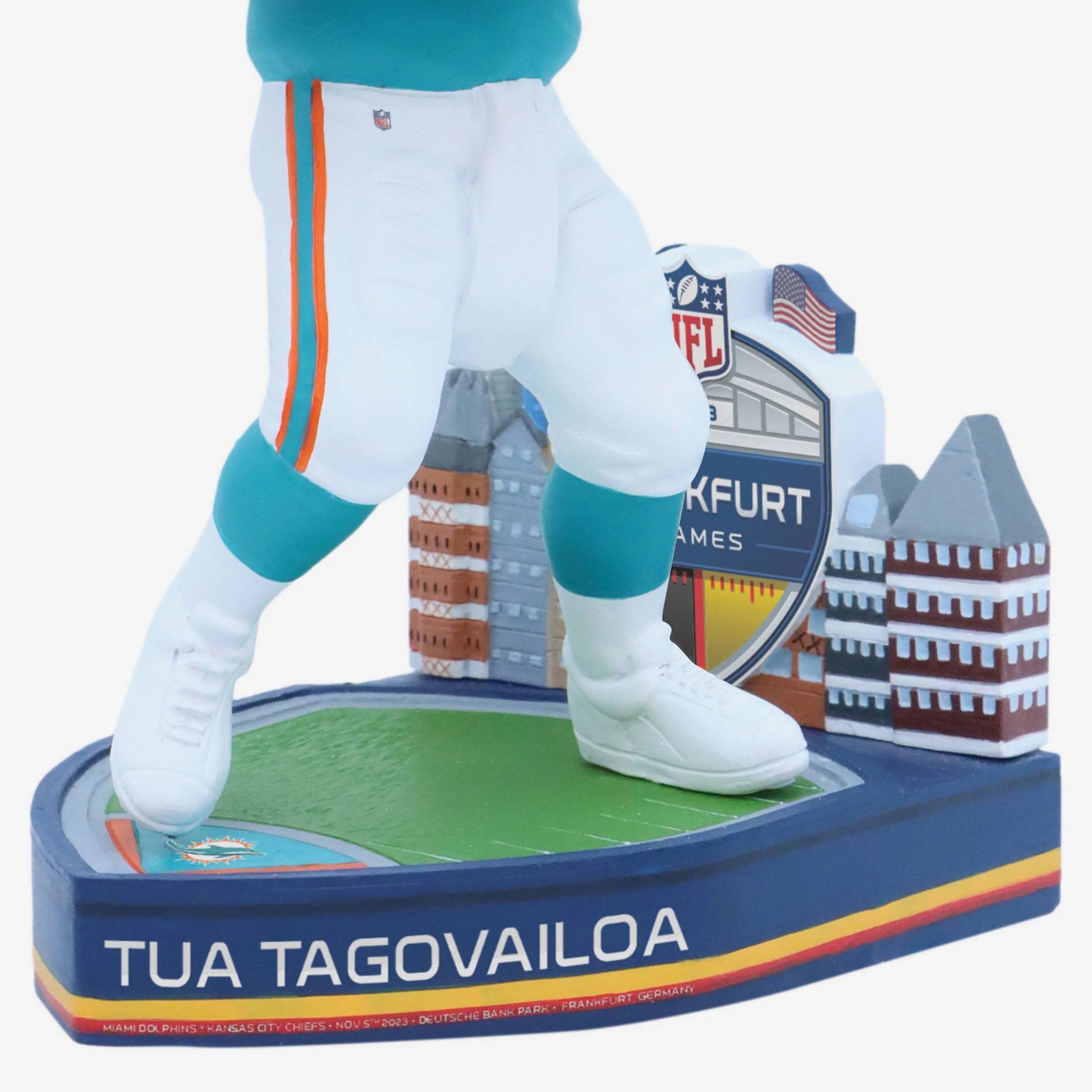 Tua Tagovailoa Miami Dolphins 2023 International Game Bobblehead - Image 3