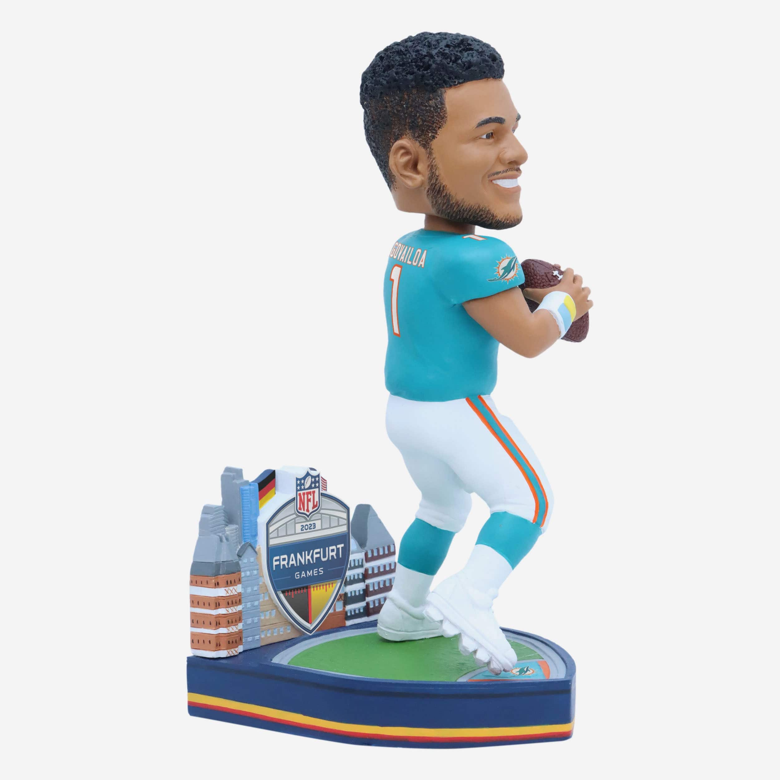 Tua Tagovailoa Miami Dolphins 2023 International Game Bobblehead - Image 4