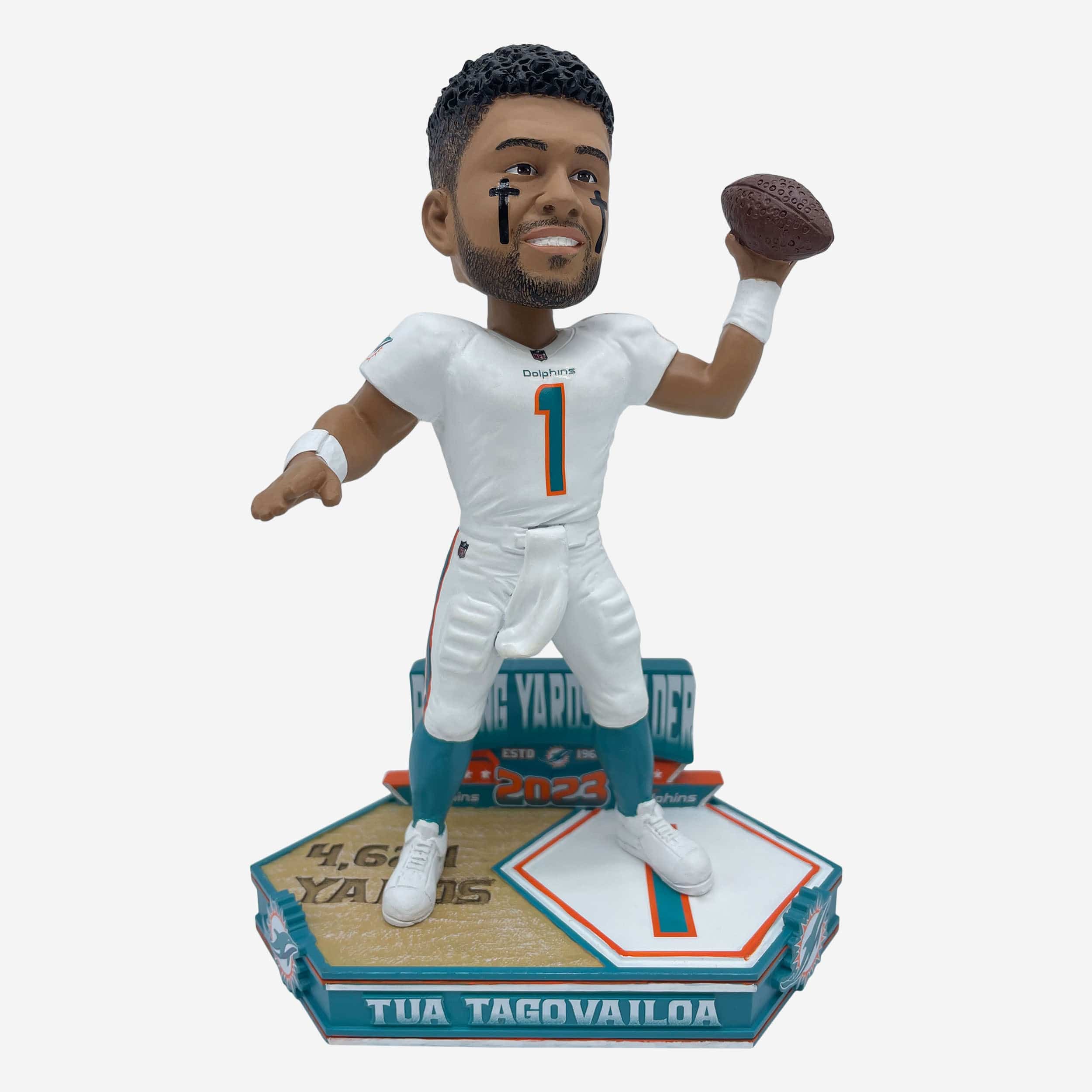 Tua Tagovailoa Miami Dolphins 2023 Passing Yards Leader Bobblehead