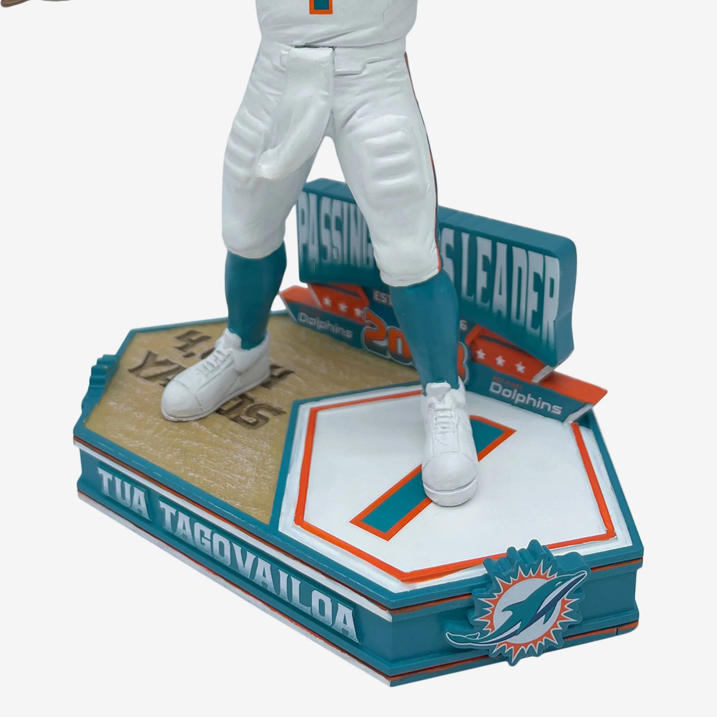 Tua Tagovailoa Miami Dolphins 2023 Passing Yards Leader Bobblehead - Image 3