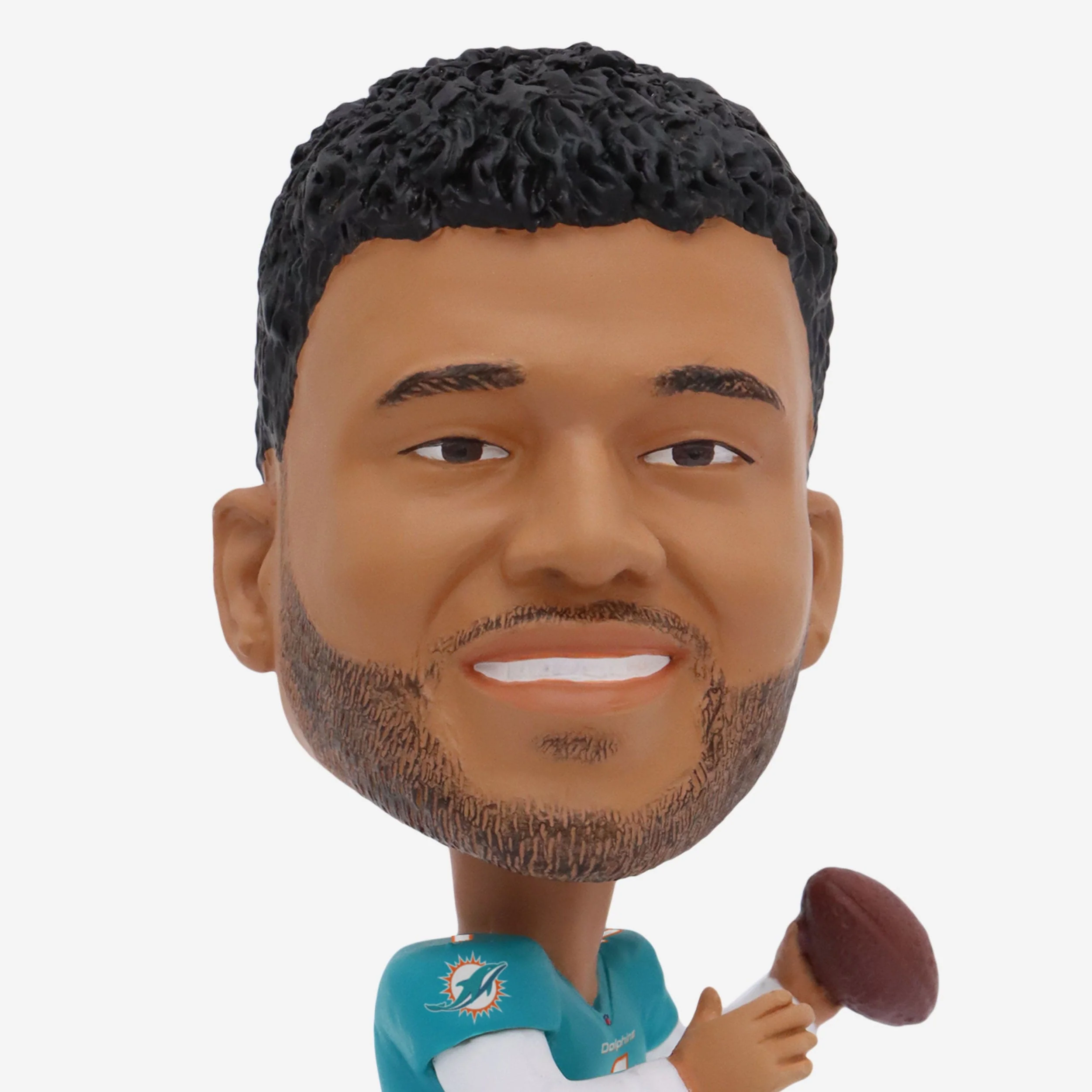 Tua Tagovailoa Miami Dolphins Field Stripe Mini Bighead Bobblehead - Image 2