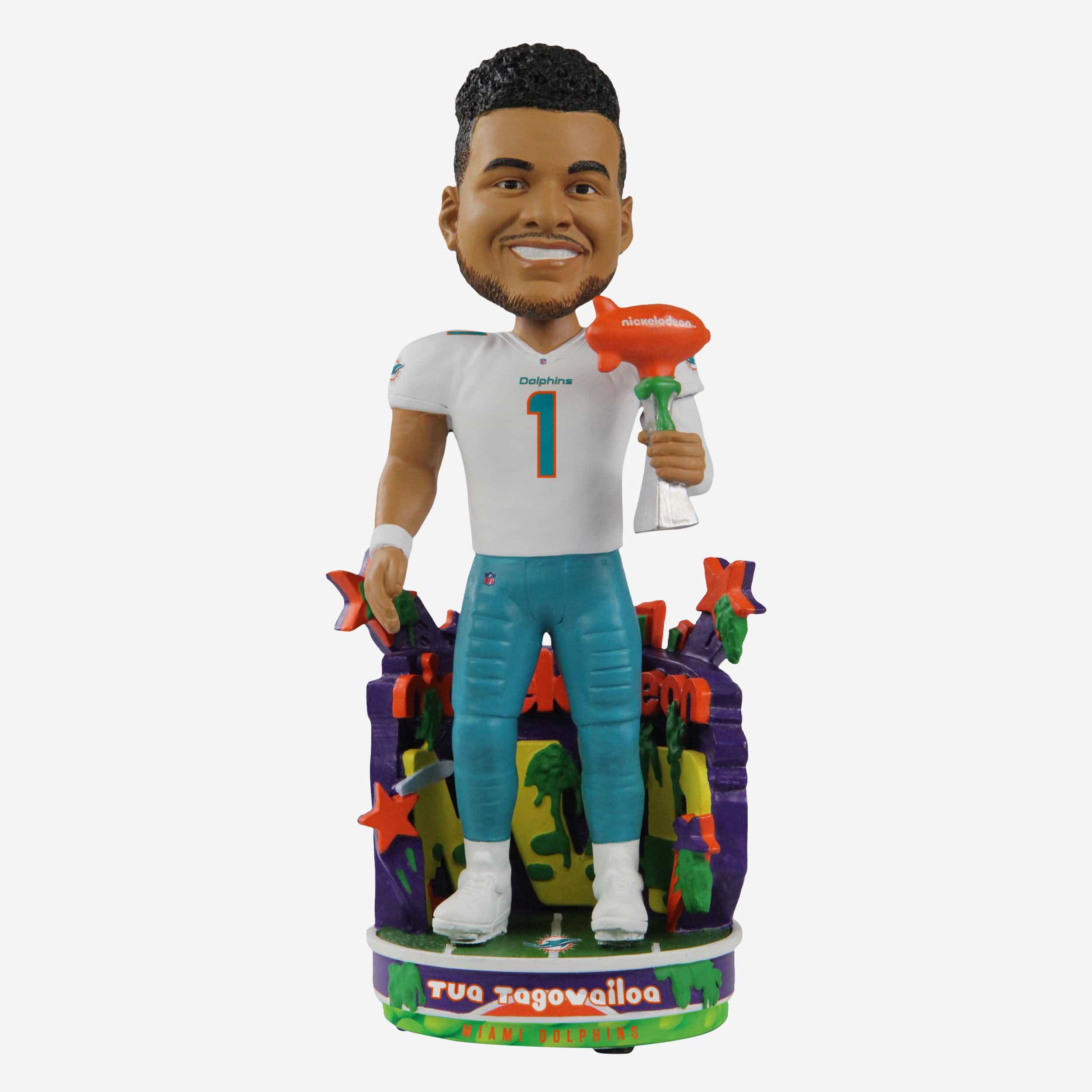 Tua Tagovailoa Miami Dolphins Nickelodeon NVP Bobblehead
