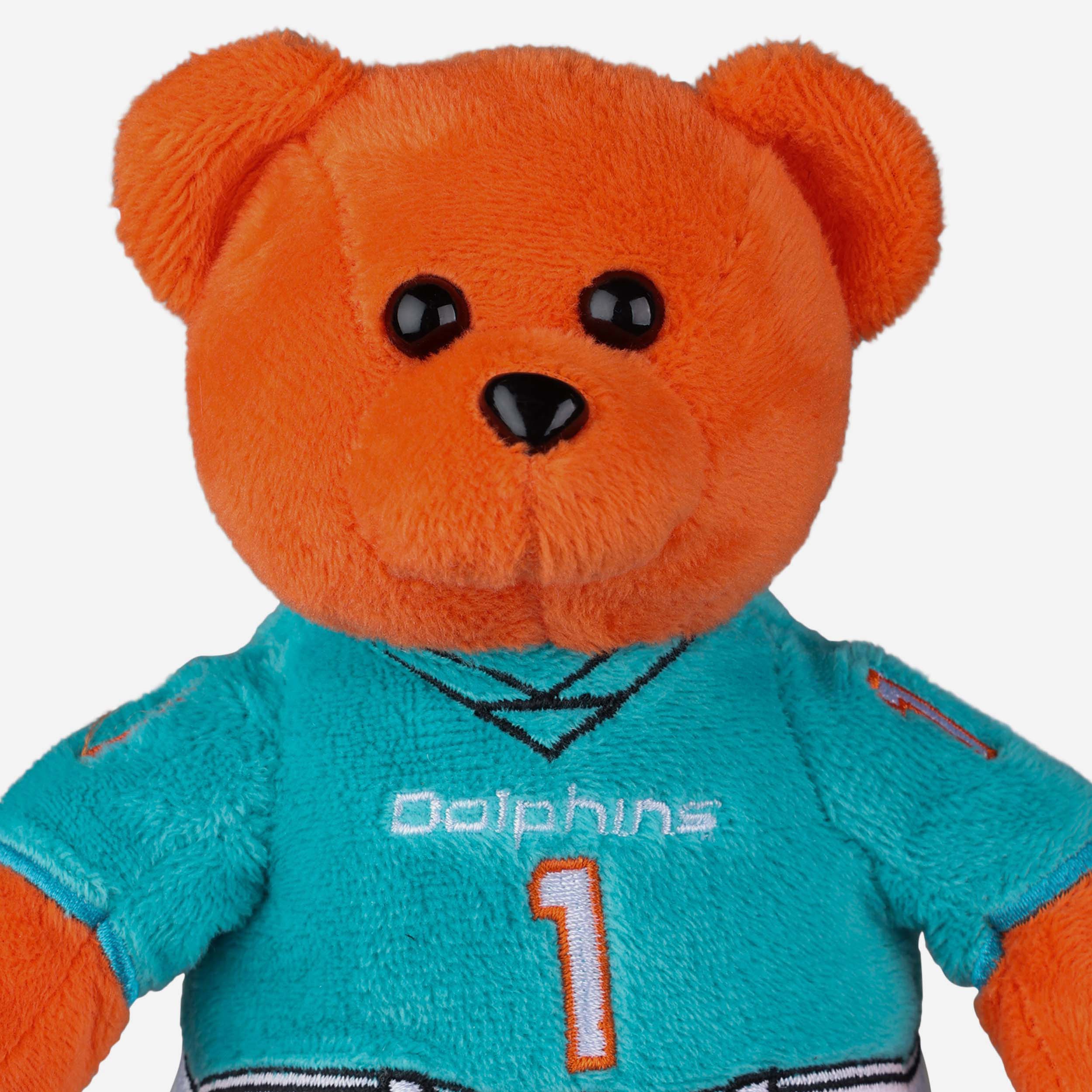 Tua Tagovailoa Miami Dolphins Team Beans Embroidered Player Bear - Image 2