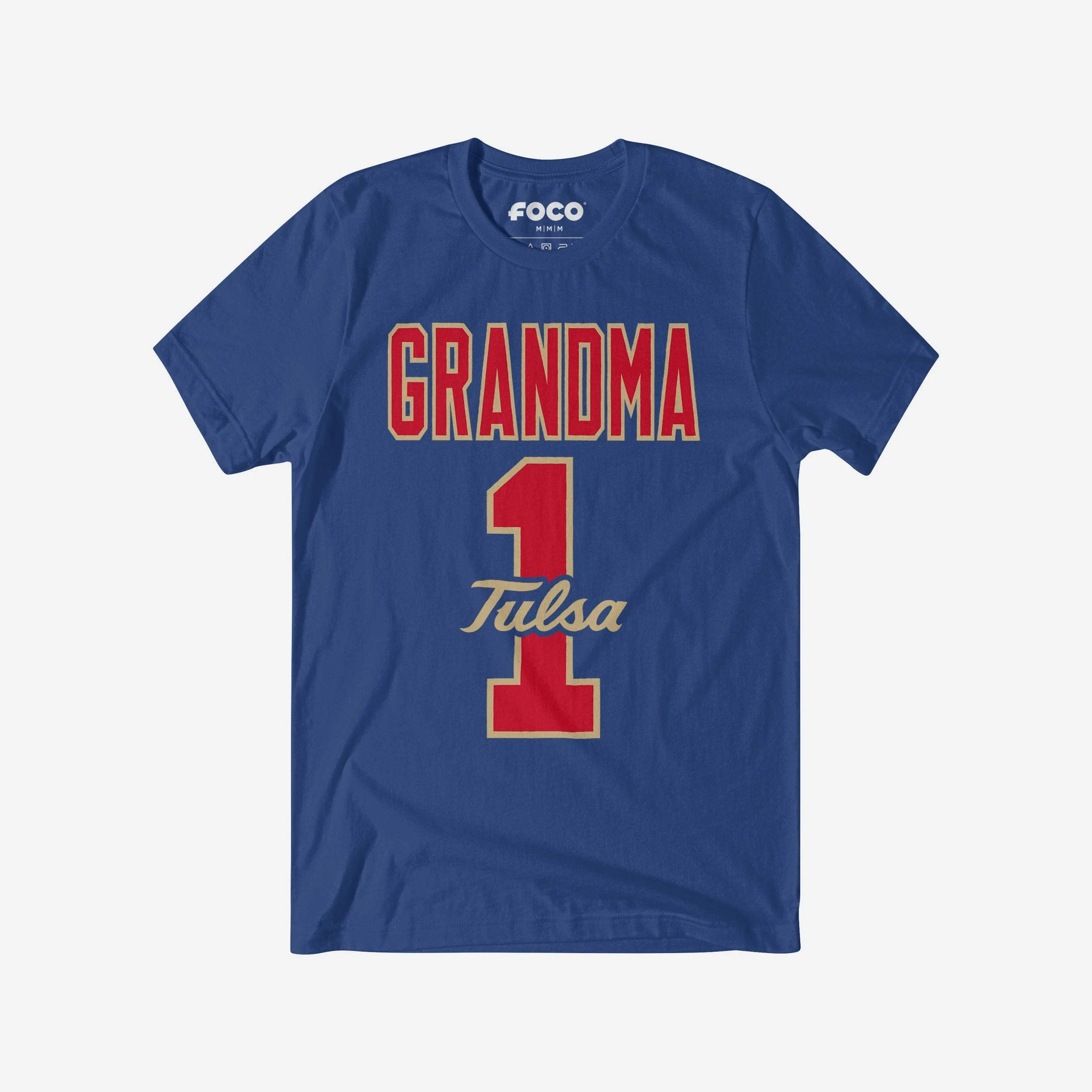 Tulsa Golden Hurricane Number 1 Grandma T-Shirt