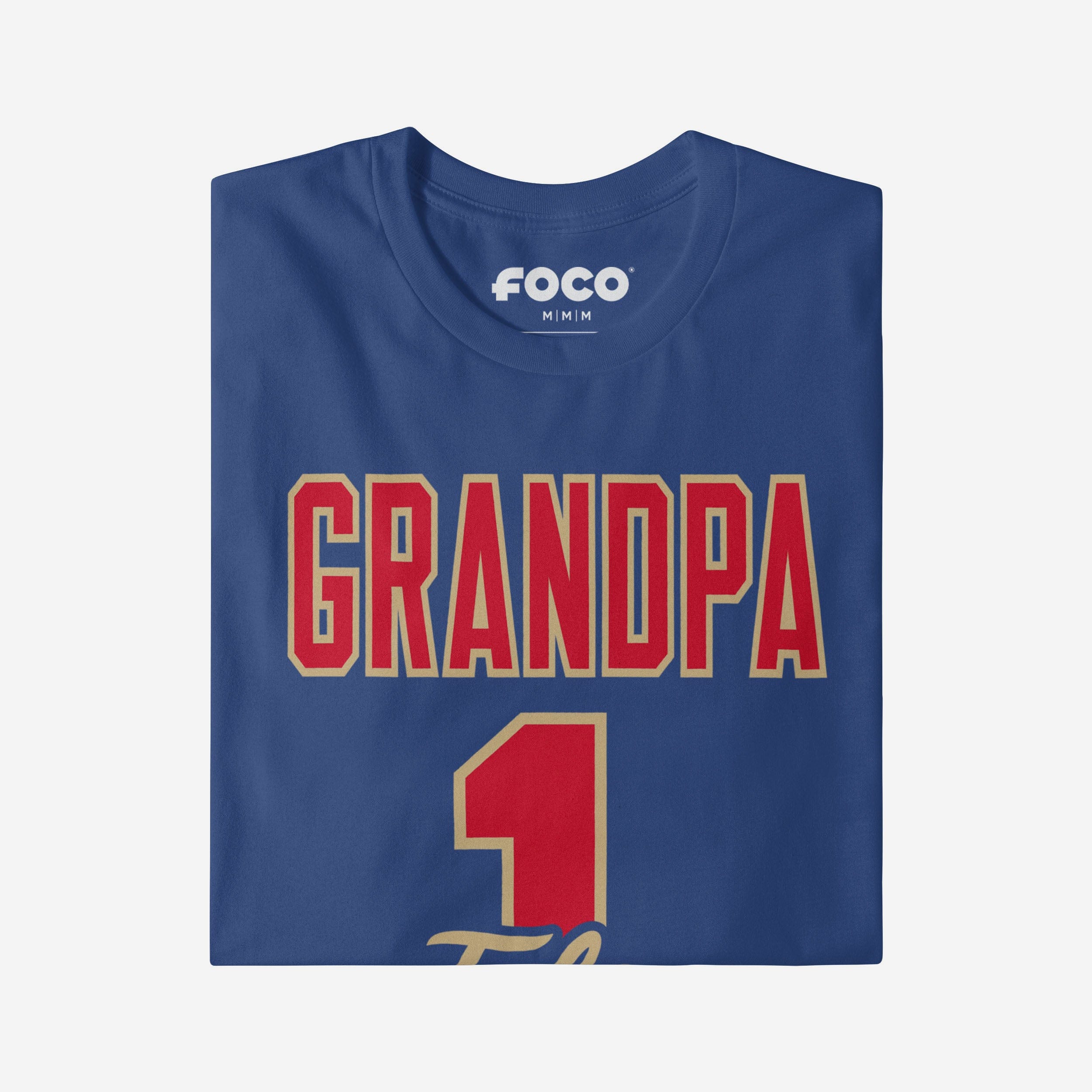Tulsa Golden Hurricane Number 1 Grandpa T-Shirt - Image 3