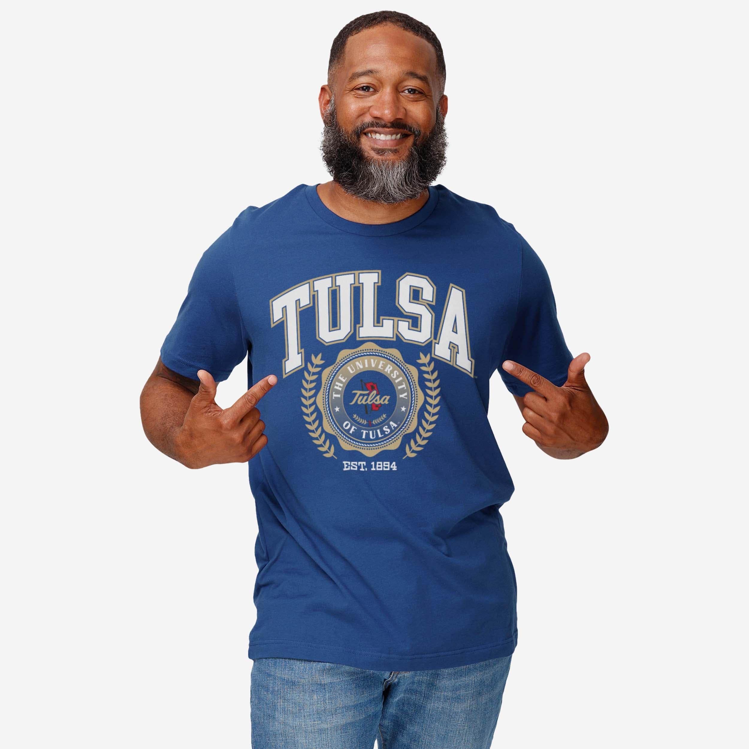 Tulsa Golden Hurricane Team Crest T-Shirt - Image 6