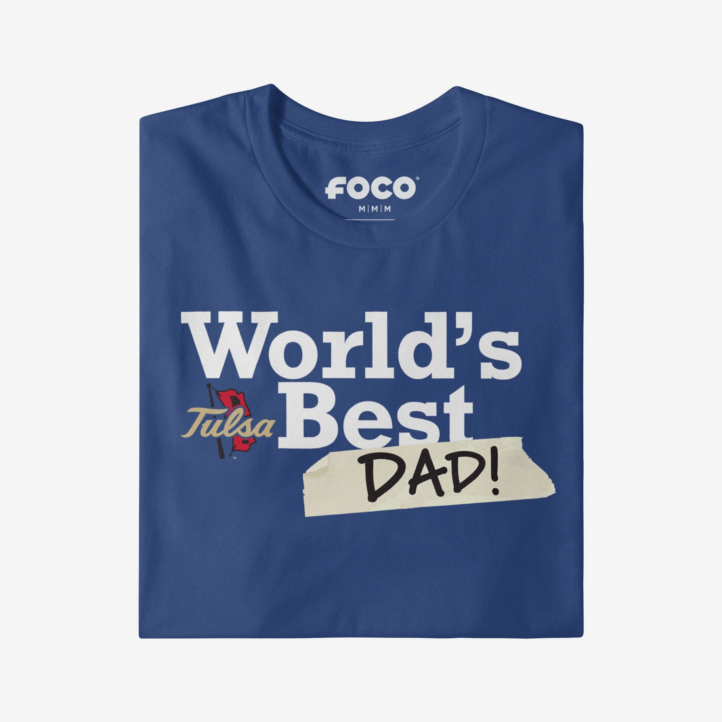 Tulsa Golden Hurricane World's Best Dad T-Shirt - Image 3