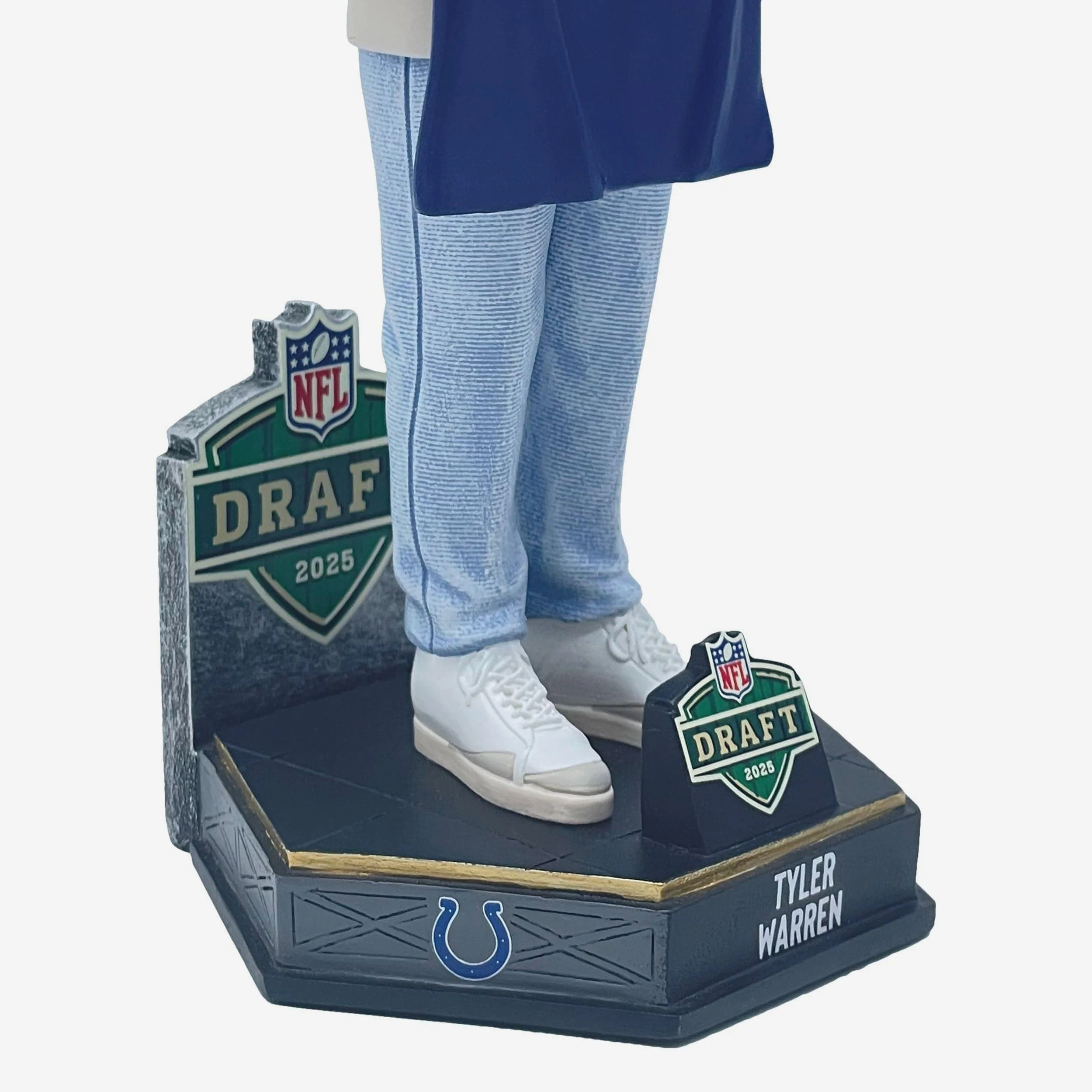 Tyler Warren Indianapolis Colts 2025 NFL Draft Pick Number 14 Bobblehead - Image 3