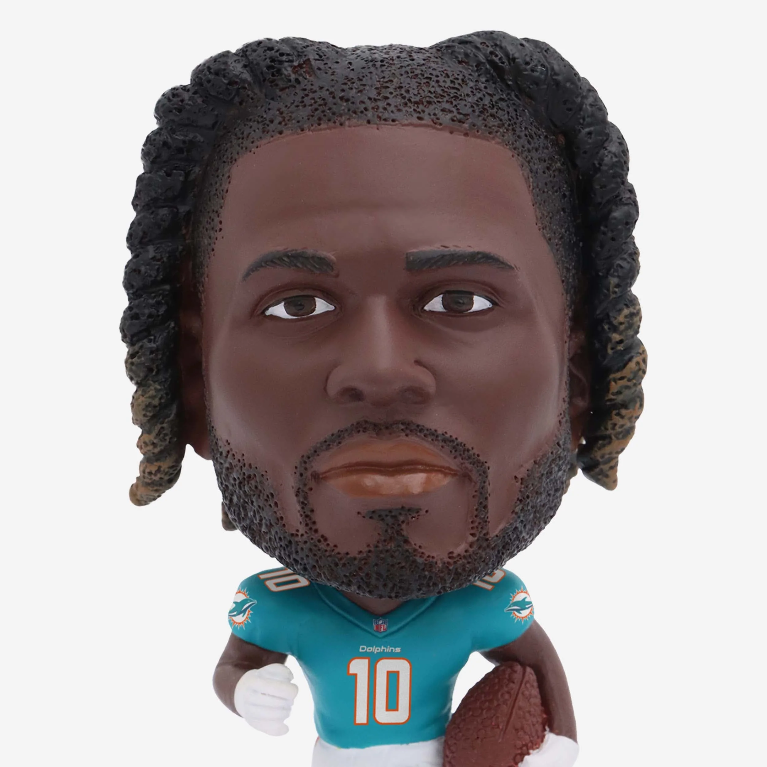 Tyreek Hill Miami Dolphins Field Stripe Mini Bighead Bobblehead - Image 2