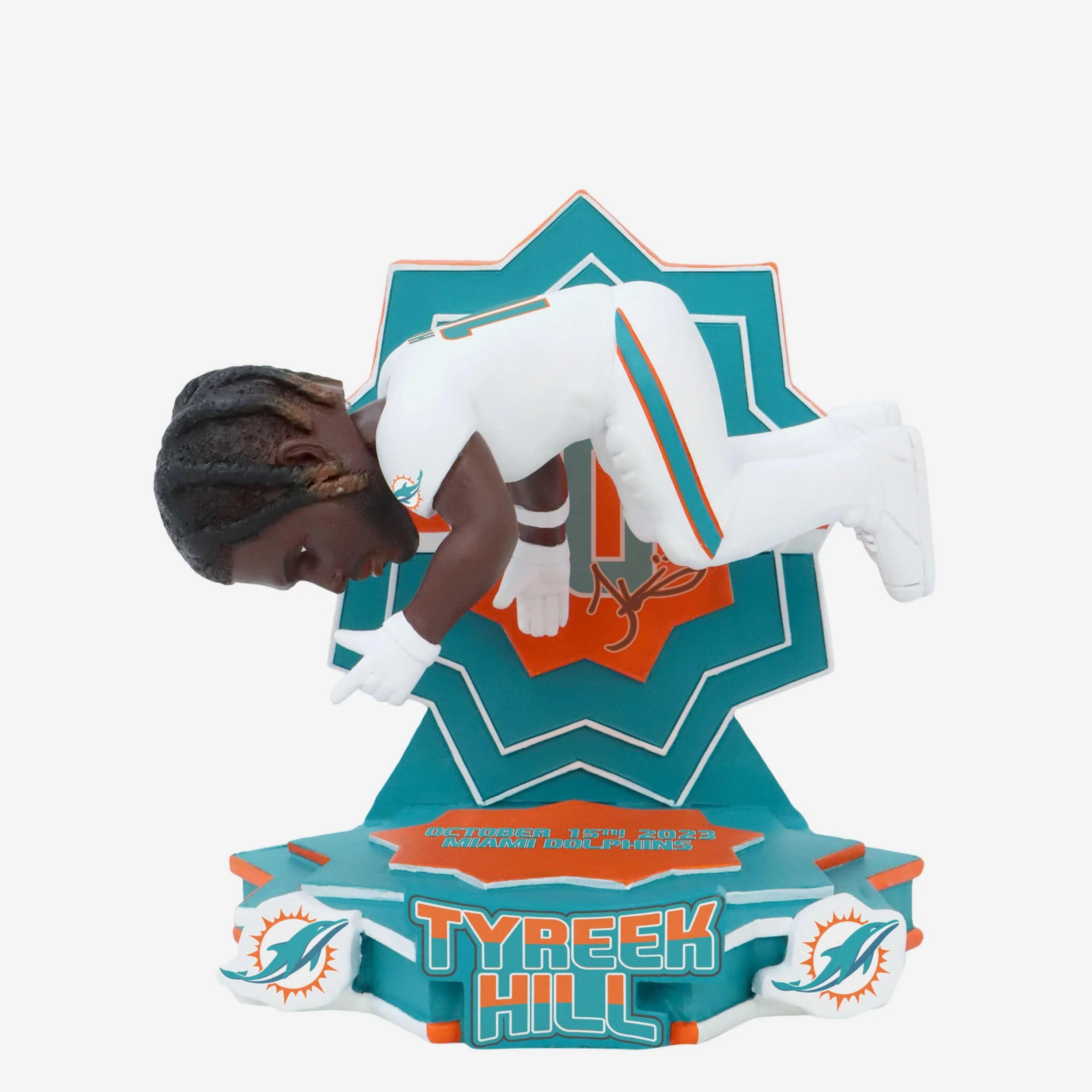 Tyreek Hill Miami Dolphins Touchdown Celebration Flip Bobblehead