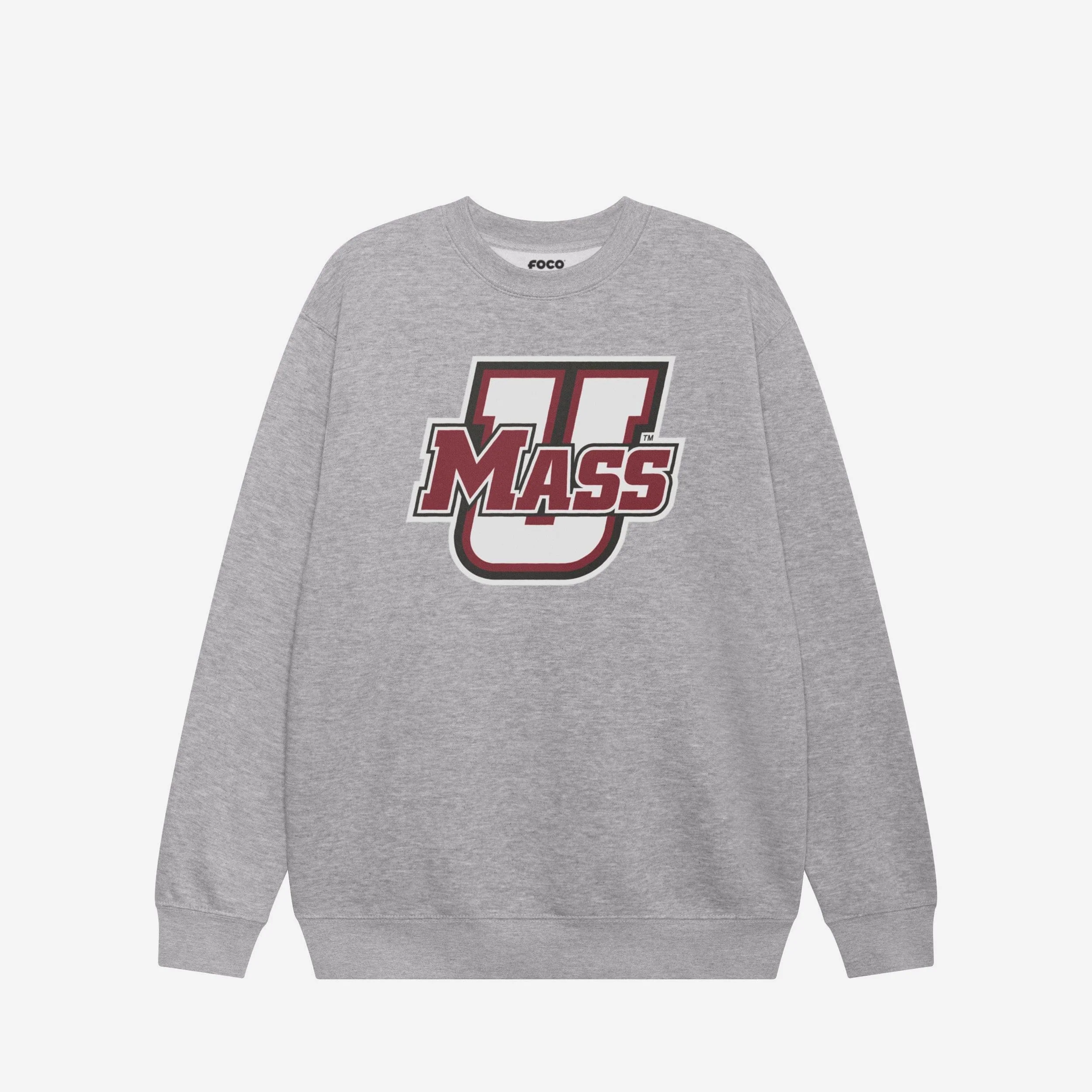UMass Minutemen Primary Logo Crew Neck Sweatshirt