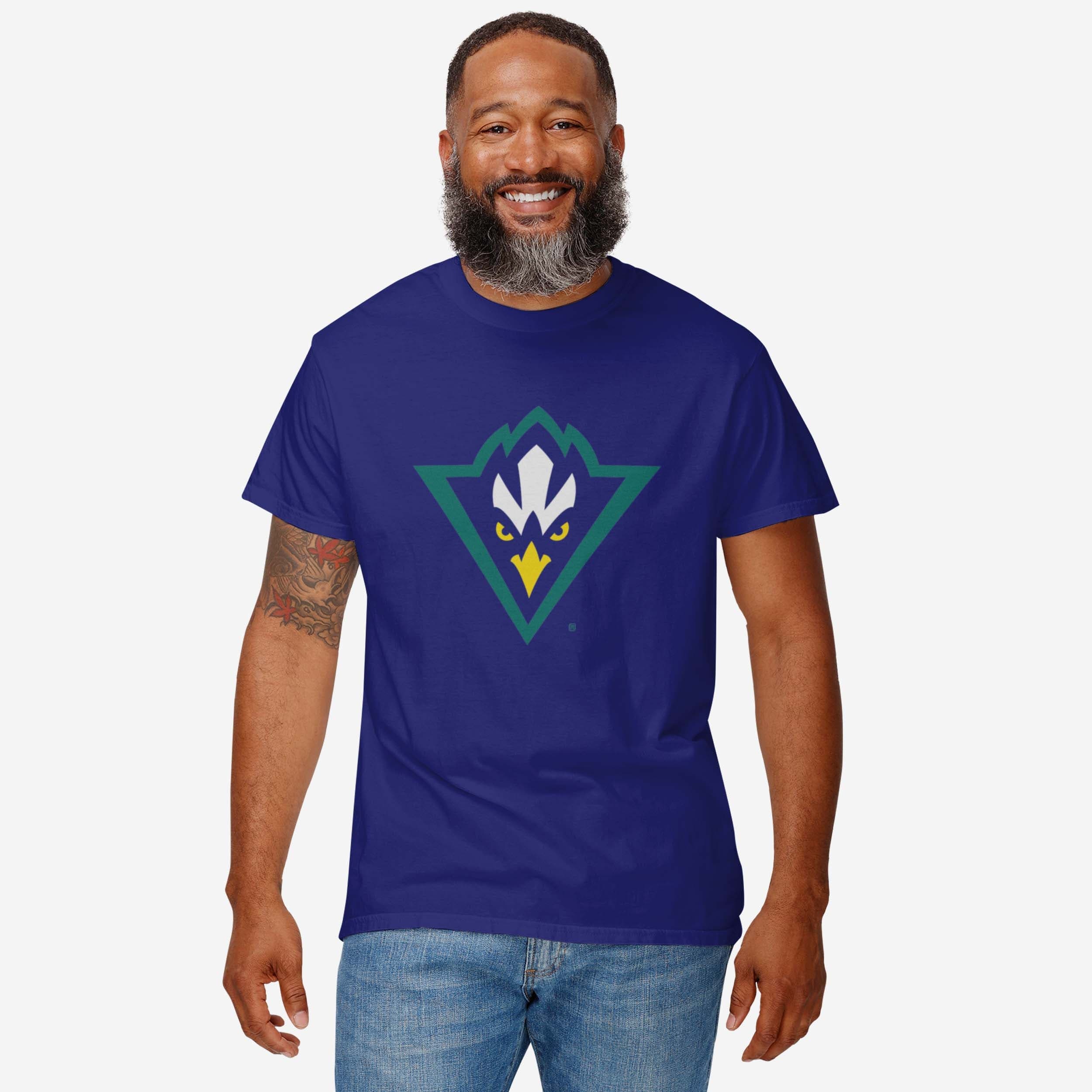 UNC Wilmington Seahawks Primary Logo T-Shirt - Image 2