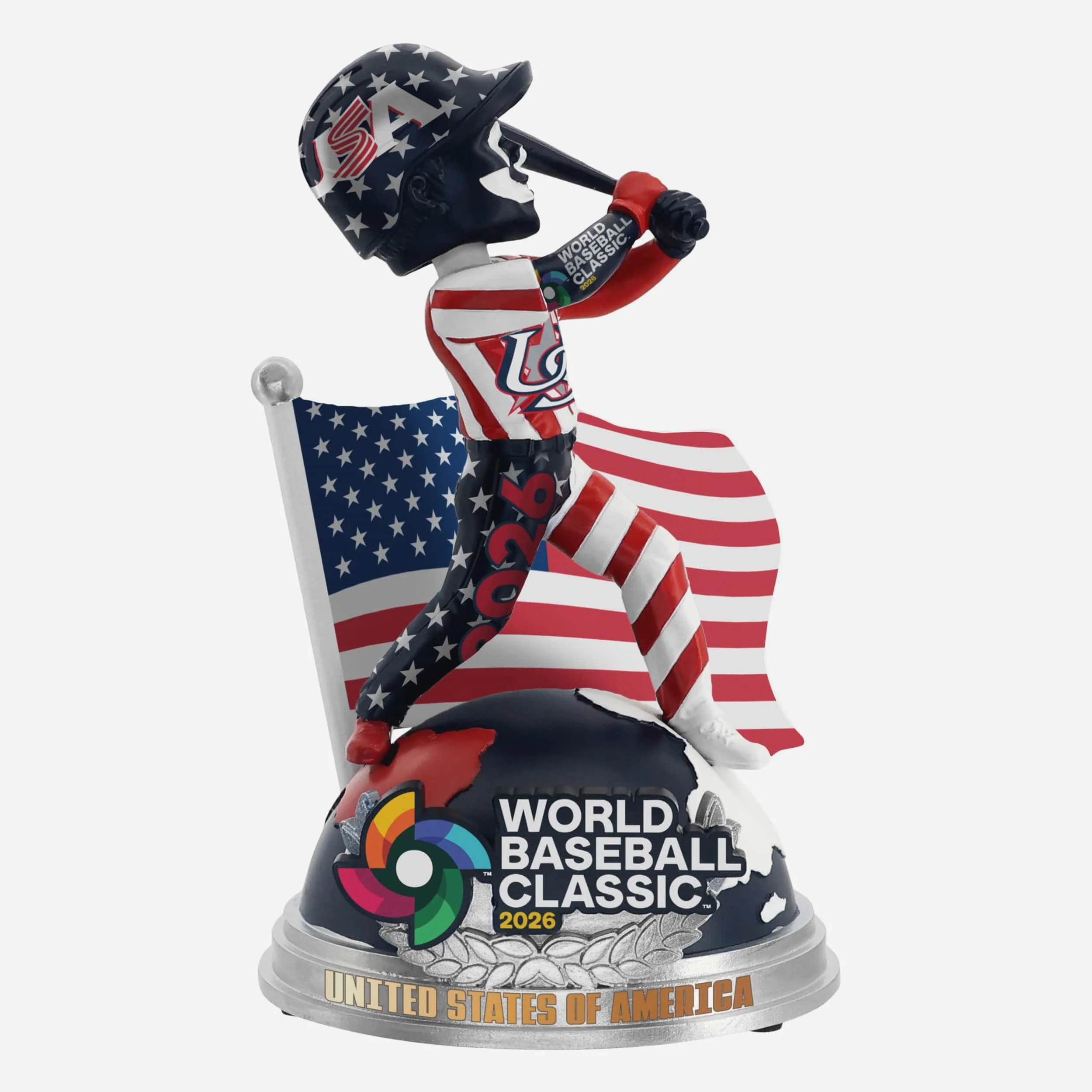 USA 2026 World Baseball Classic Bobbles on Parade Bobblehead