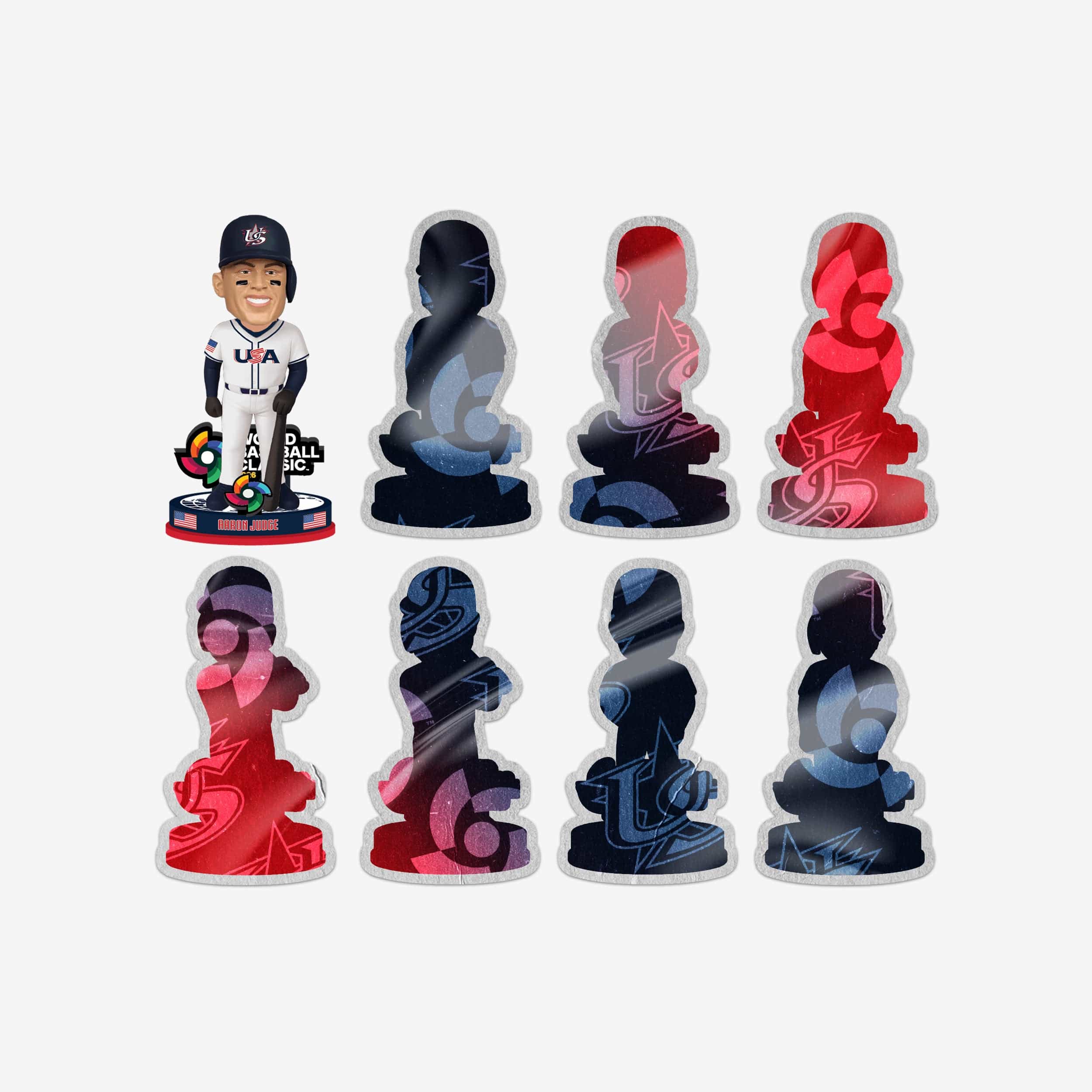 USA 2026 World Baseball Classic Mini Bobblehead Boxed Set