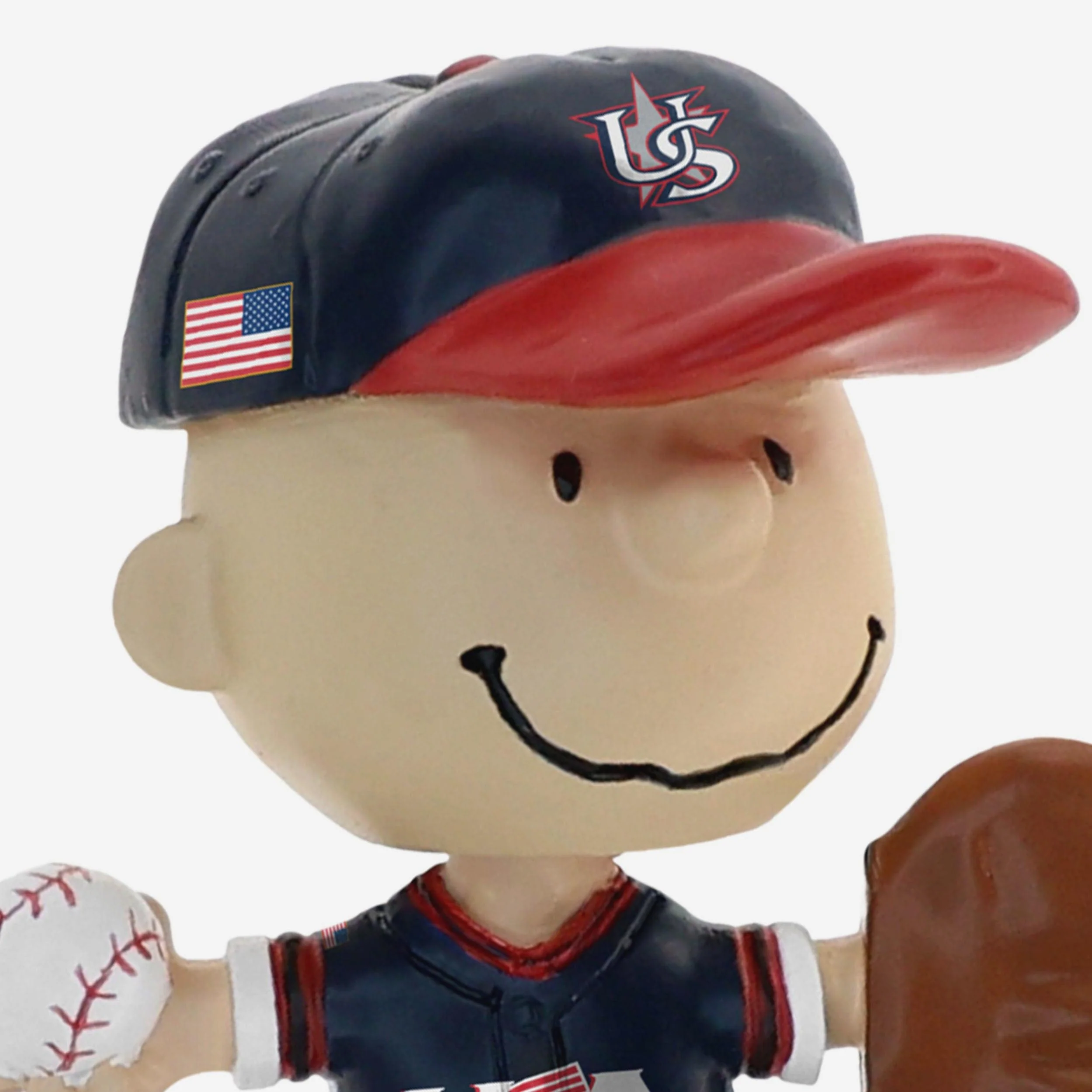USA Charlie Brown Peanuts 2026 World Baseball Classic Bobblehead - Image 2