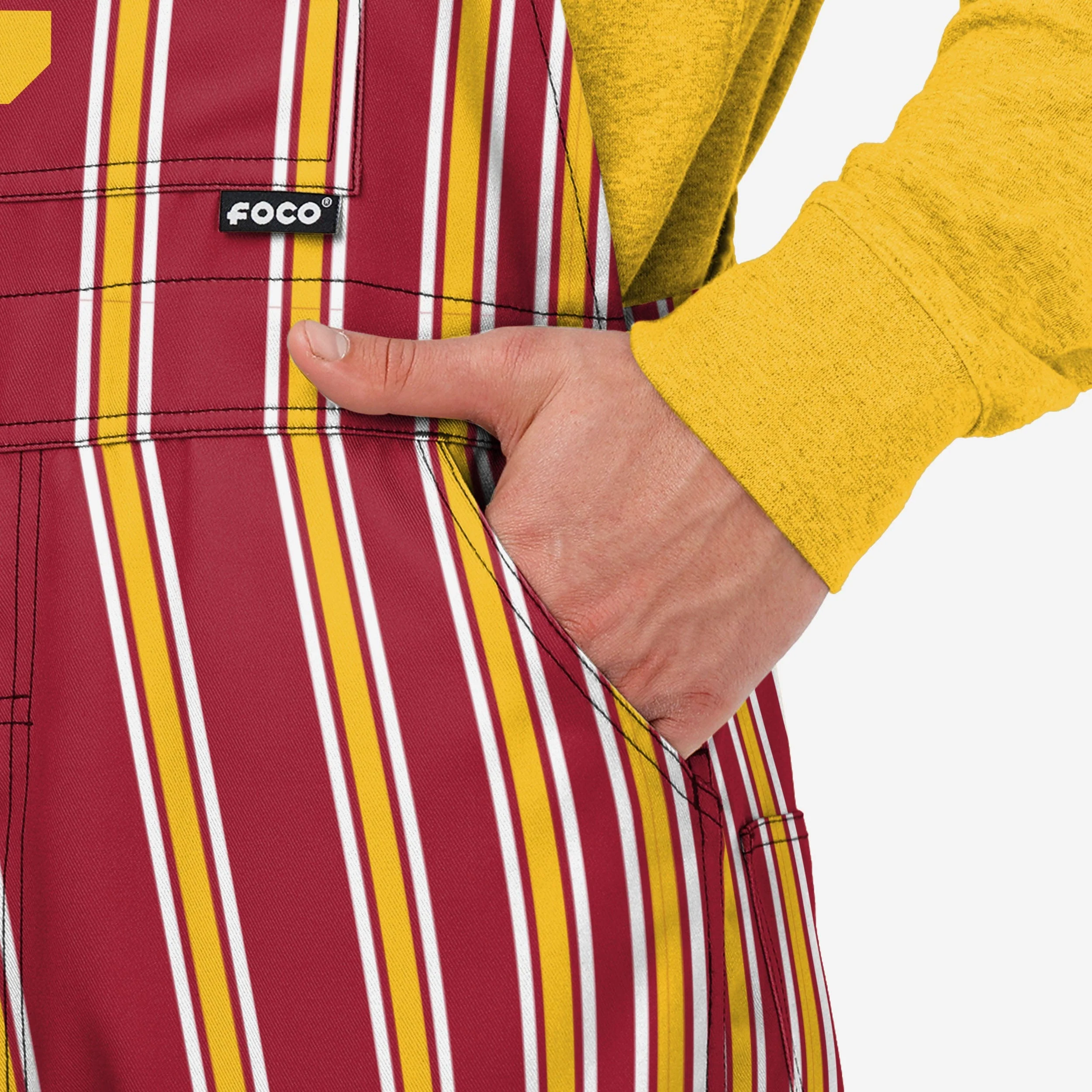 USC Trojans Mens Sideline Spirit Bib Overalls - Image 5