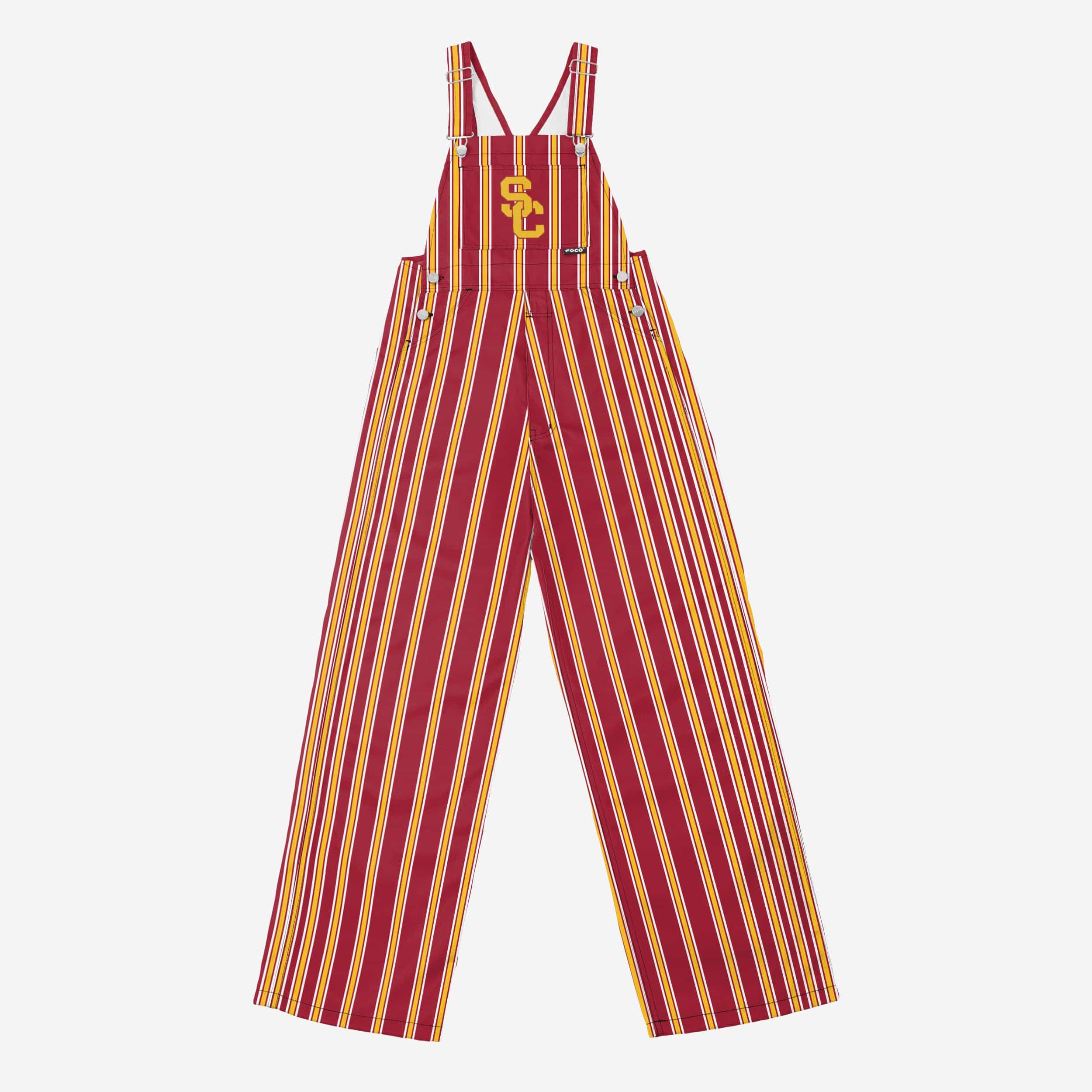 USC Trojans Mens Sideline Spirit Bib Overalls - Image 7