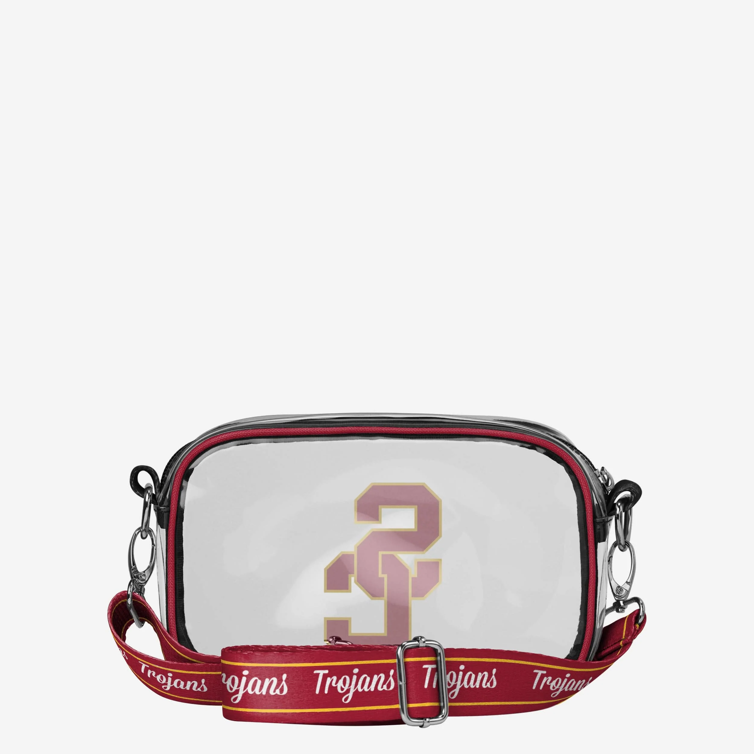 USC Trojans Team Stripe Clear Crossbody Bag - Image 5