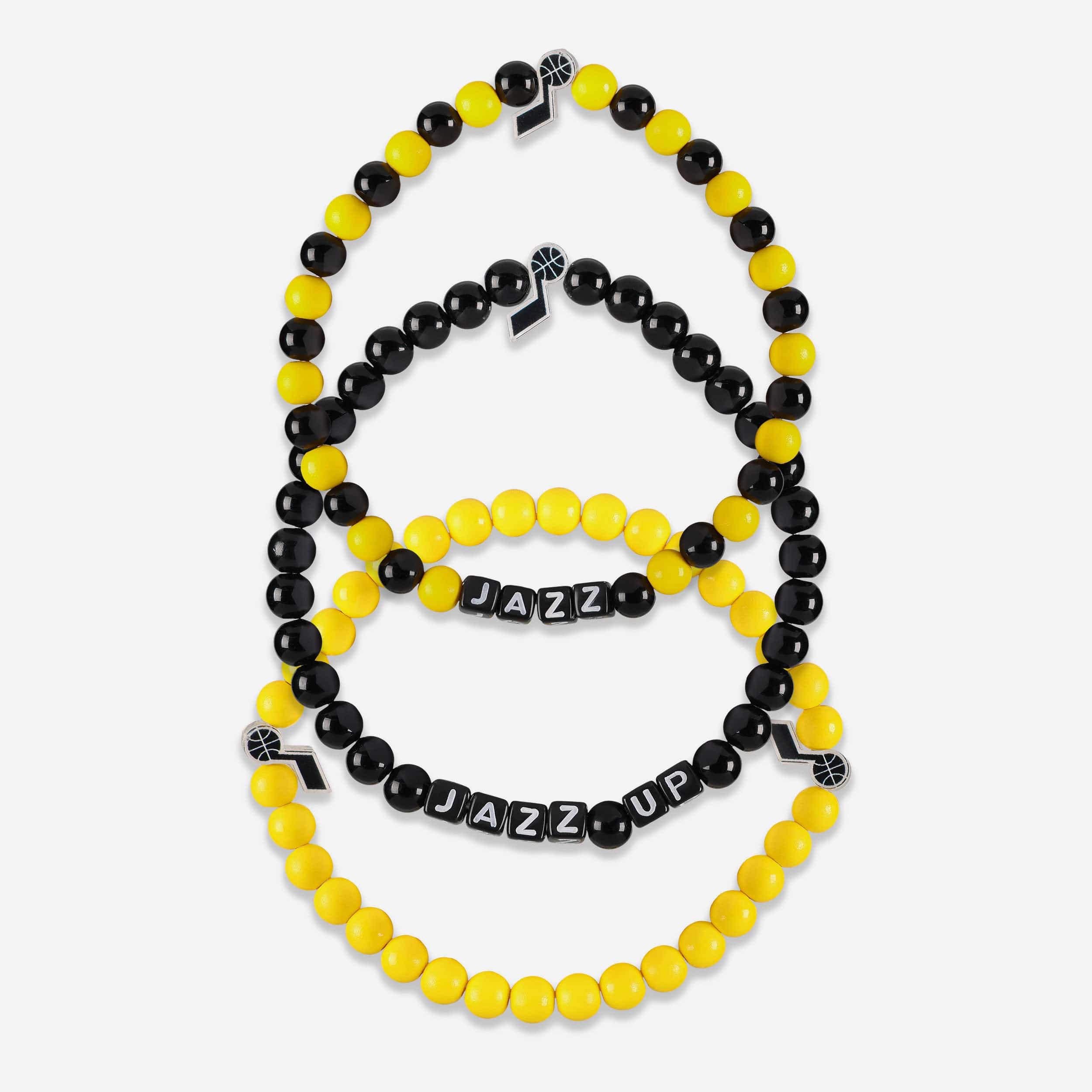 Utah Jazz 3 Pack Beaded Friendship Bracelet