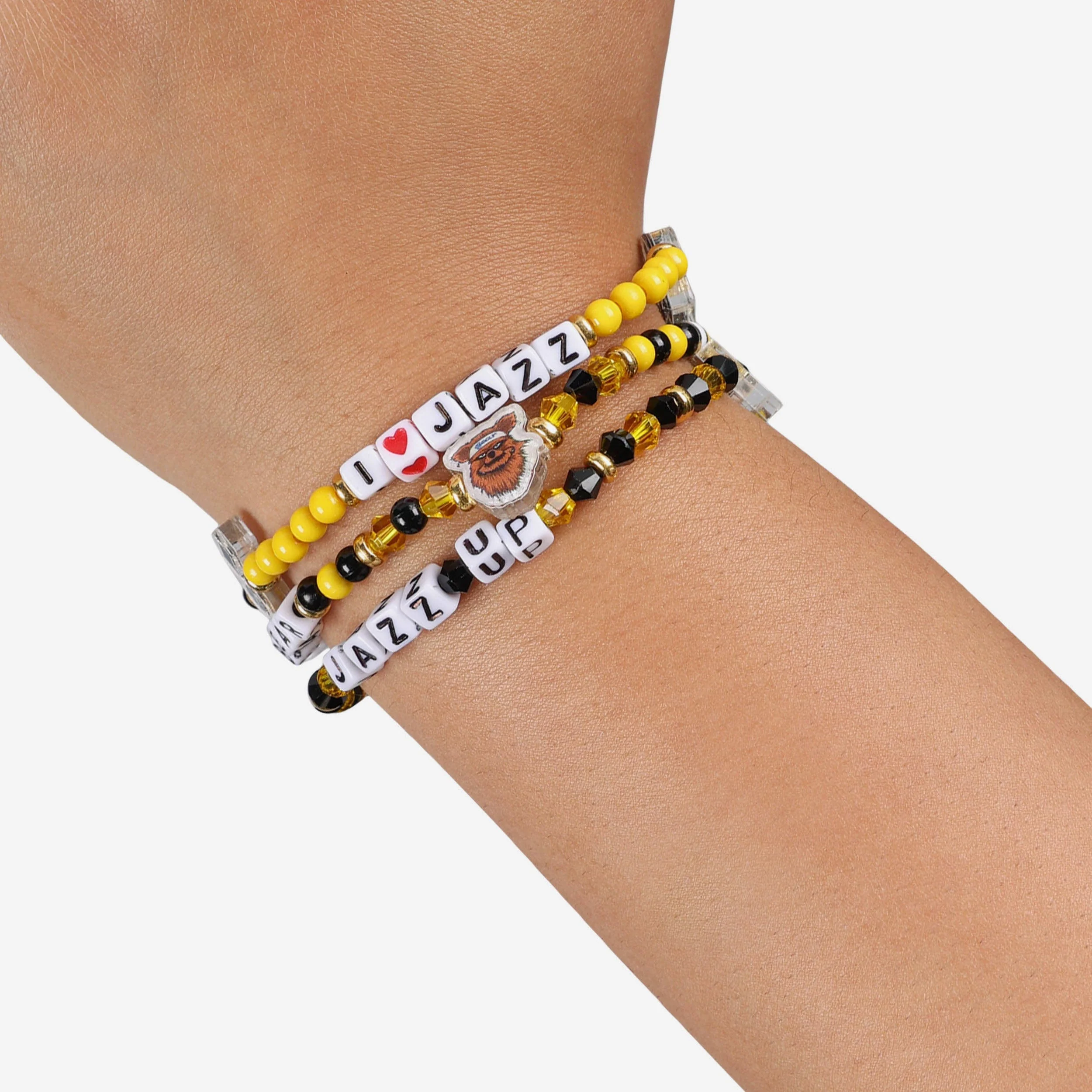 Utah Jazz 3 Pack Friendship Bracelet - Image 4