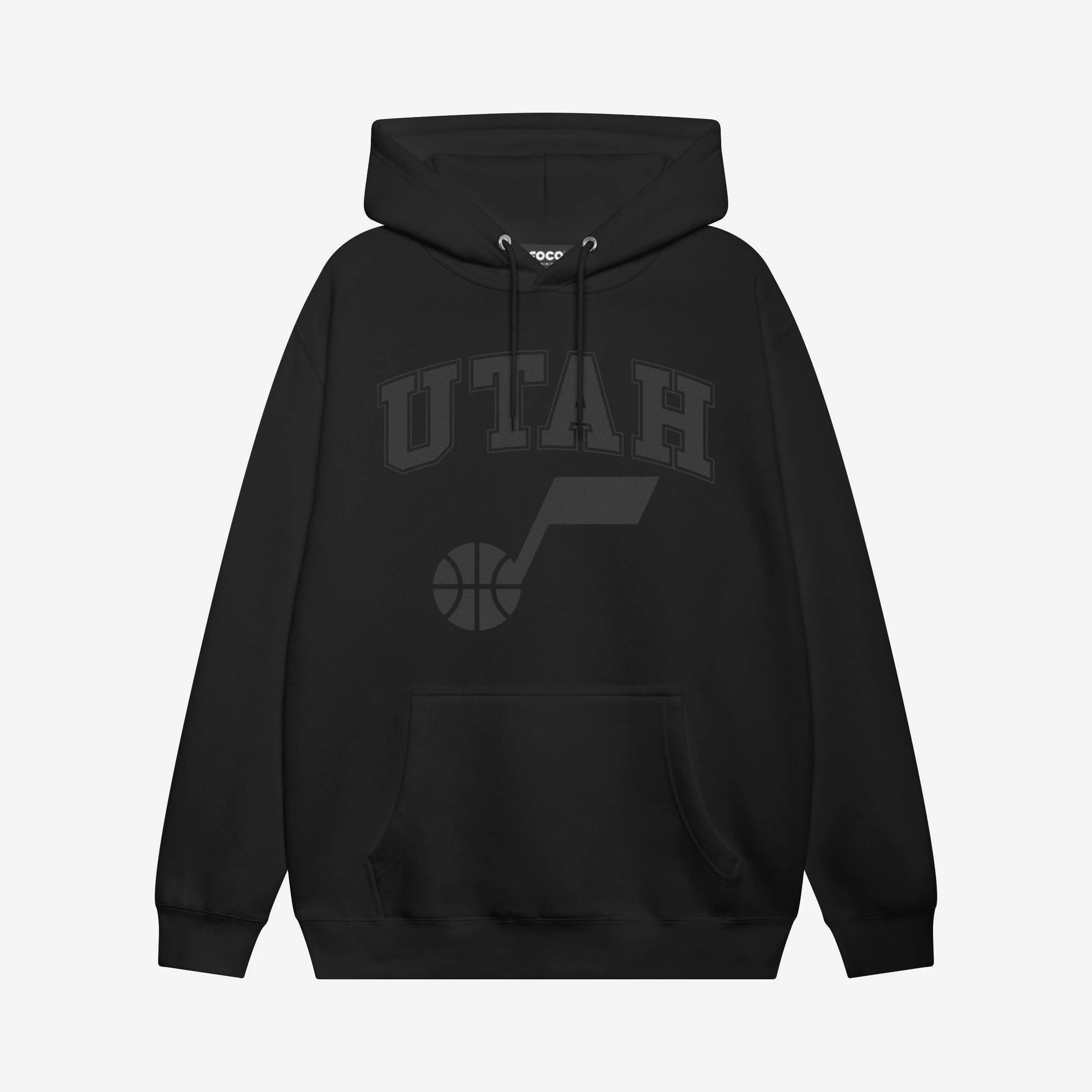 Utah Jazz Blackout Hoodie