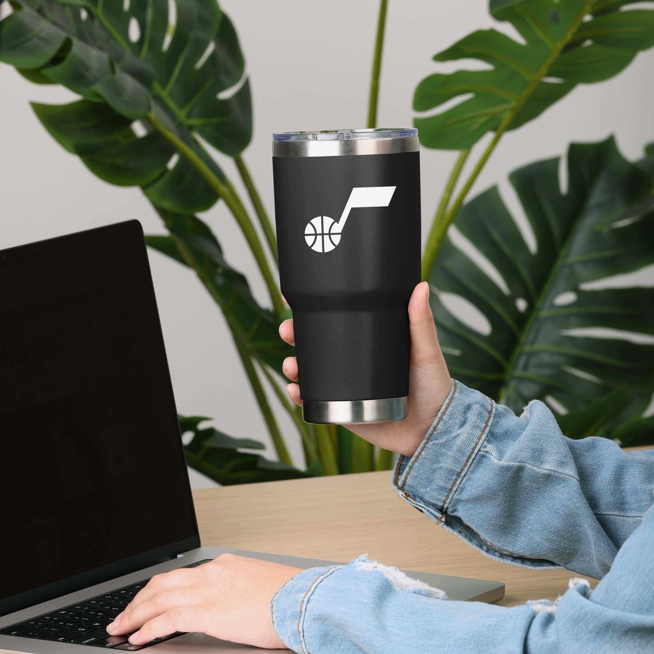 Utah Jazz Team Logo 30 oz Tumbler - Image 2