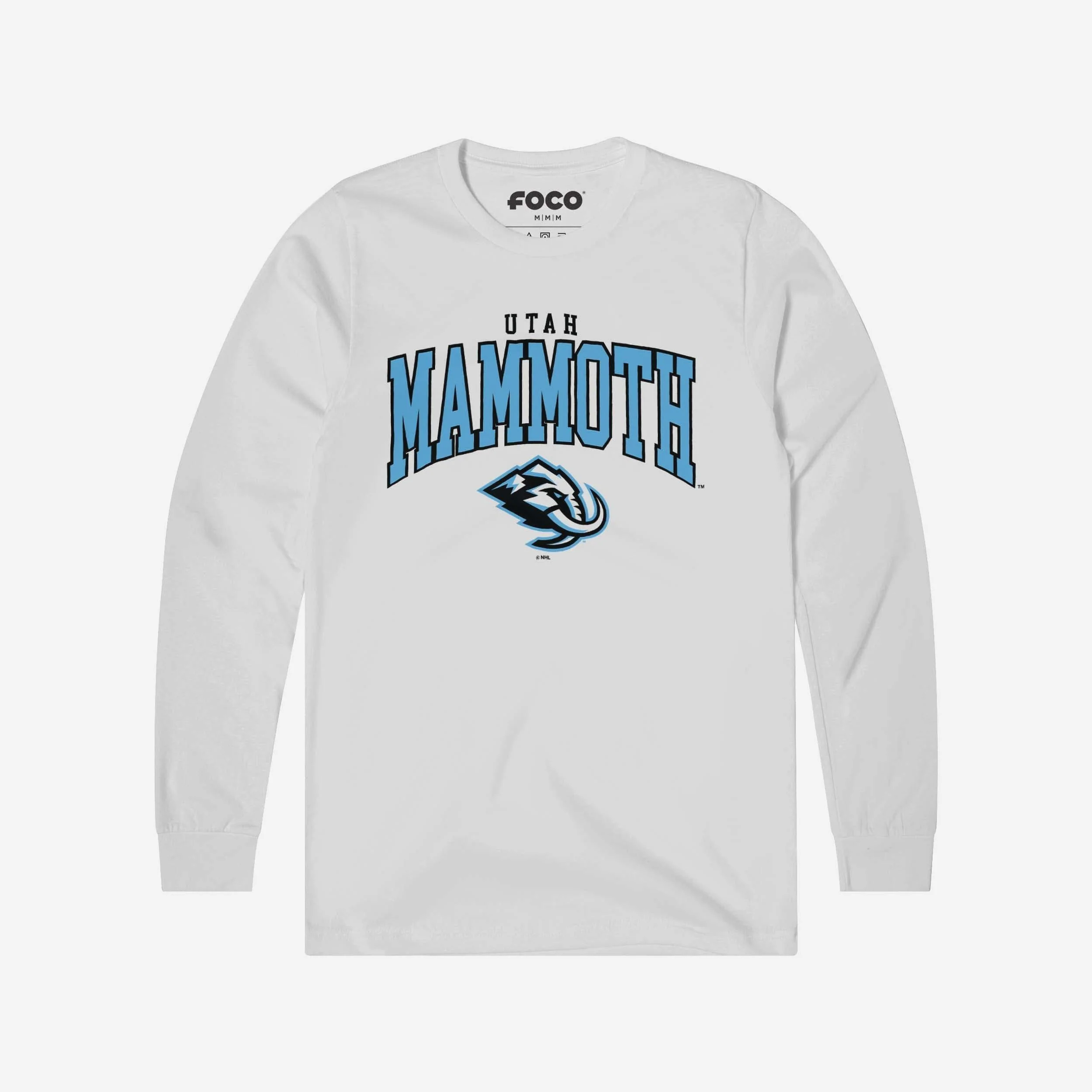Utah Mammoth Classic Logo Long Sleeve T-Shirt - Image 4