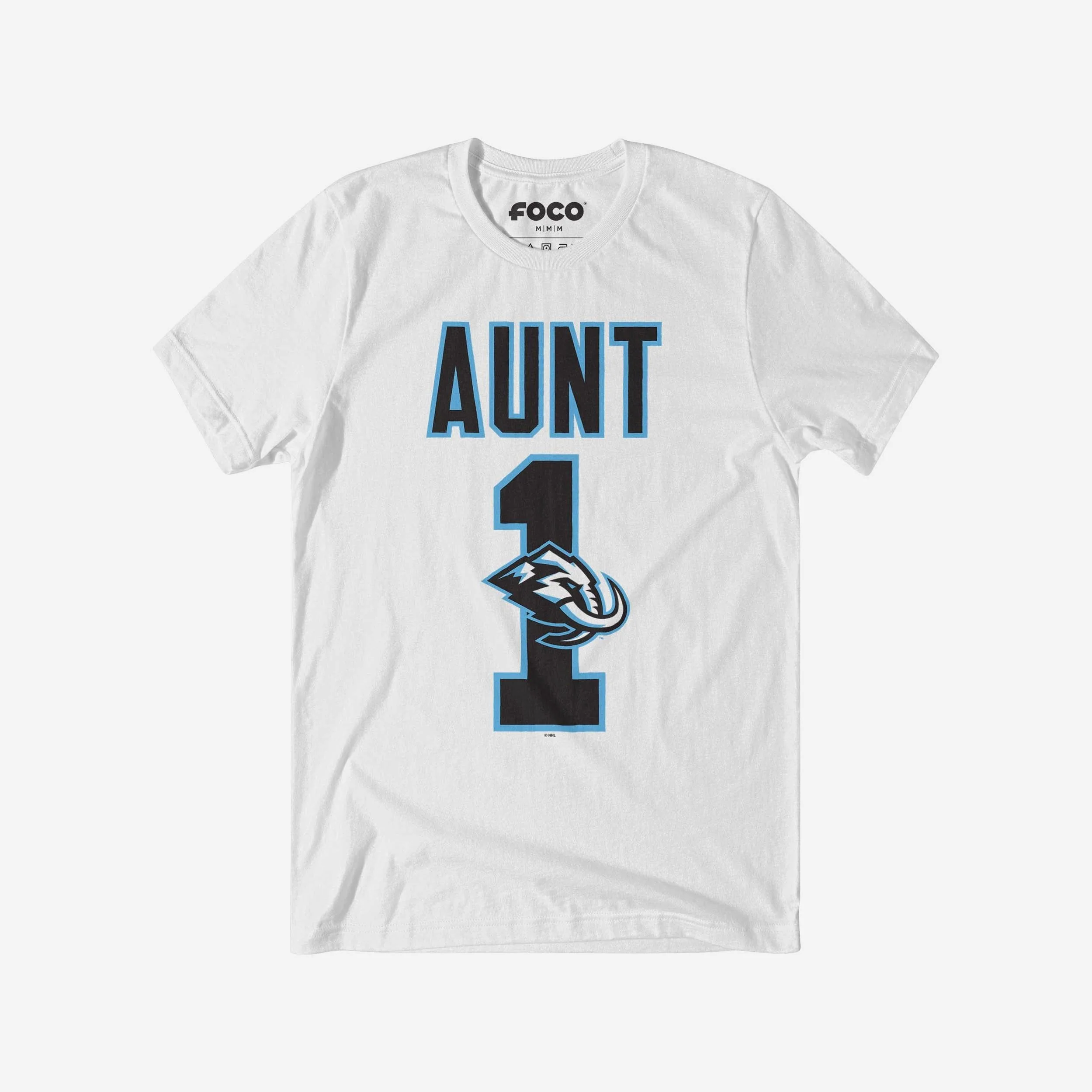 Utah Mammoth Number 1 Aunt T-Shirt