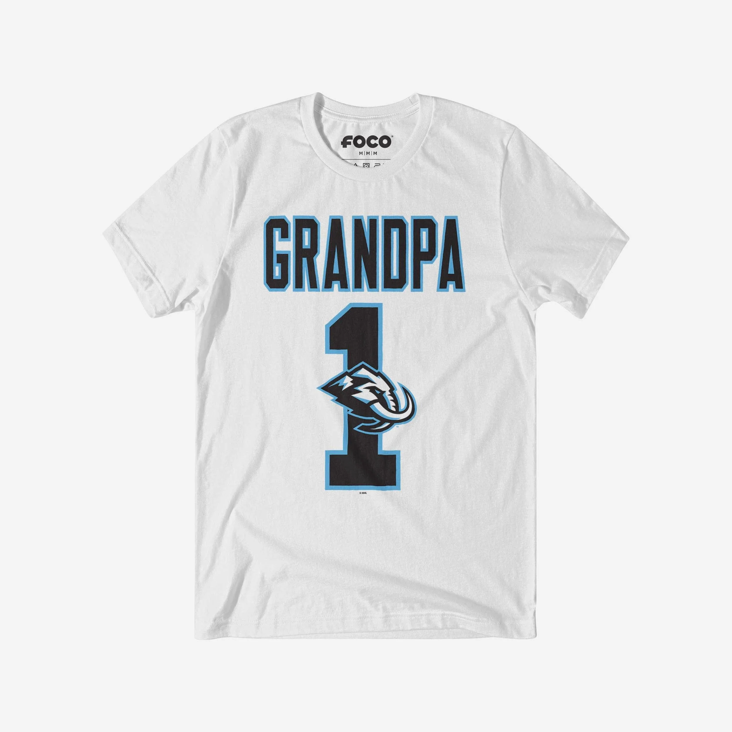 Utah Mammoth Number 1 Grandpa T-Shirt