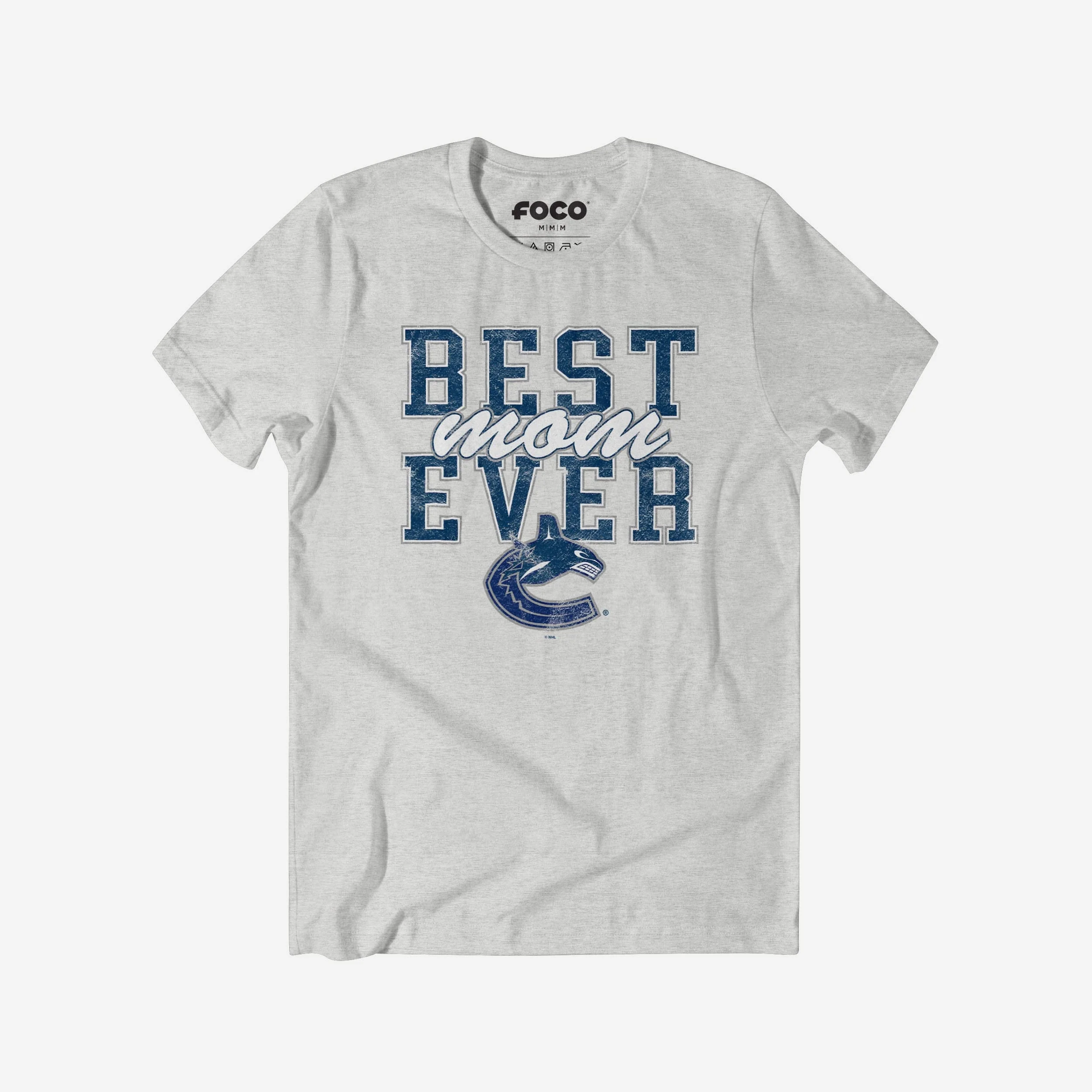 Vancouver Canucks Best Mom Ever Stacked T-Shirt