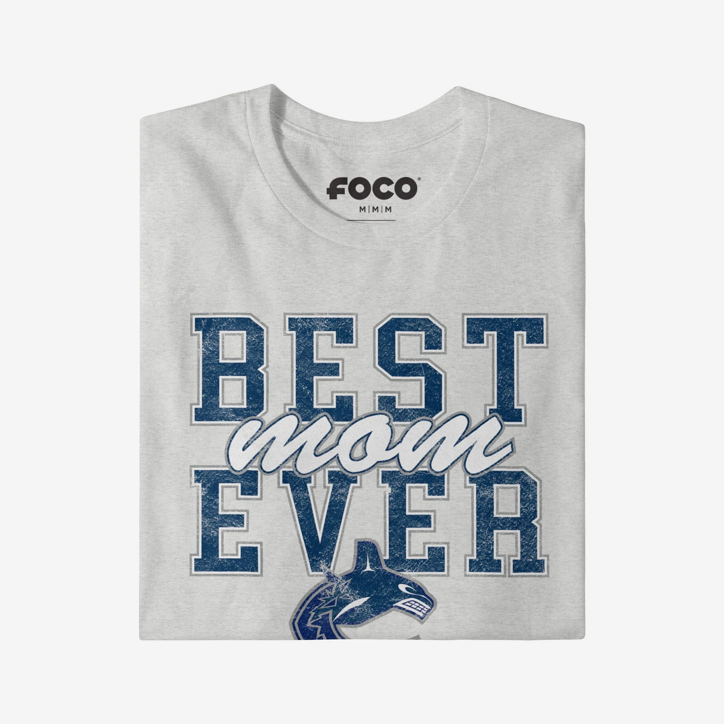 Vancouver Canucks Best Mom Ever Stacked T-Shirt - Image 3