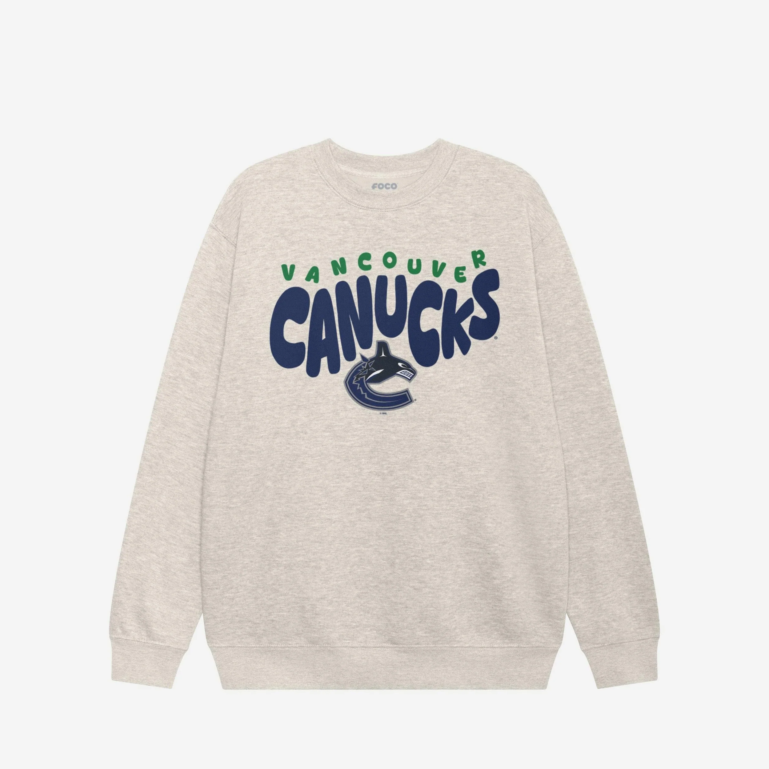 Vancouver Canucks Bubble Crew Neck Sweatshirt