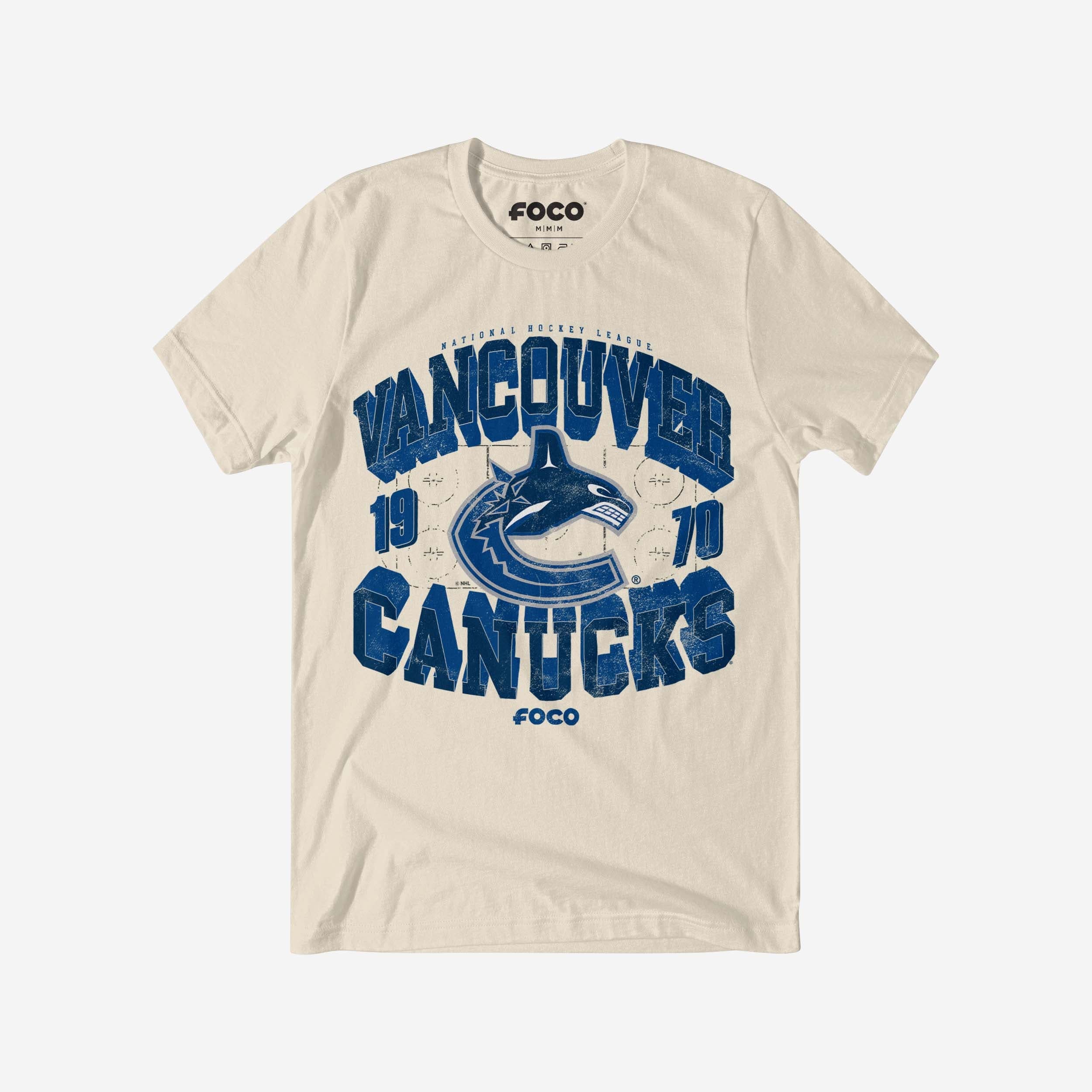 Vancouver Canucks Rink Arched Wordmark T-Shirt