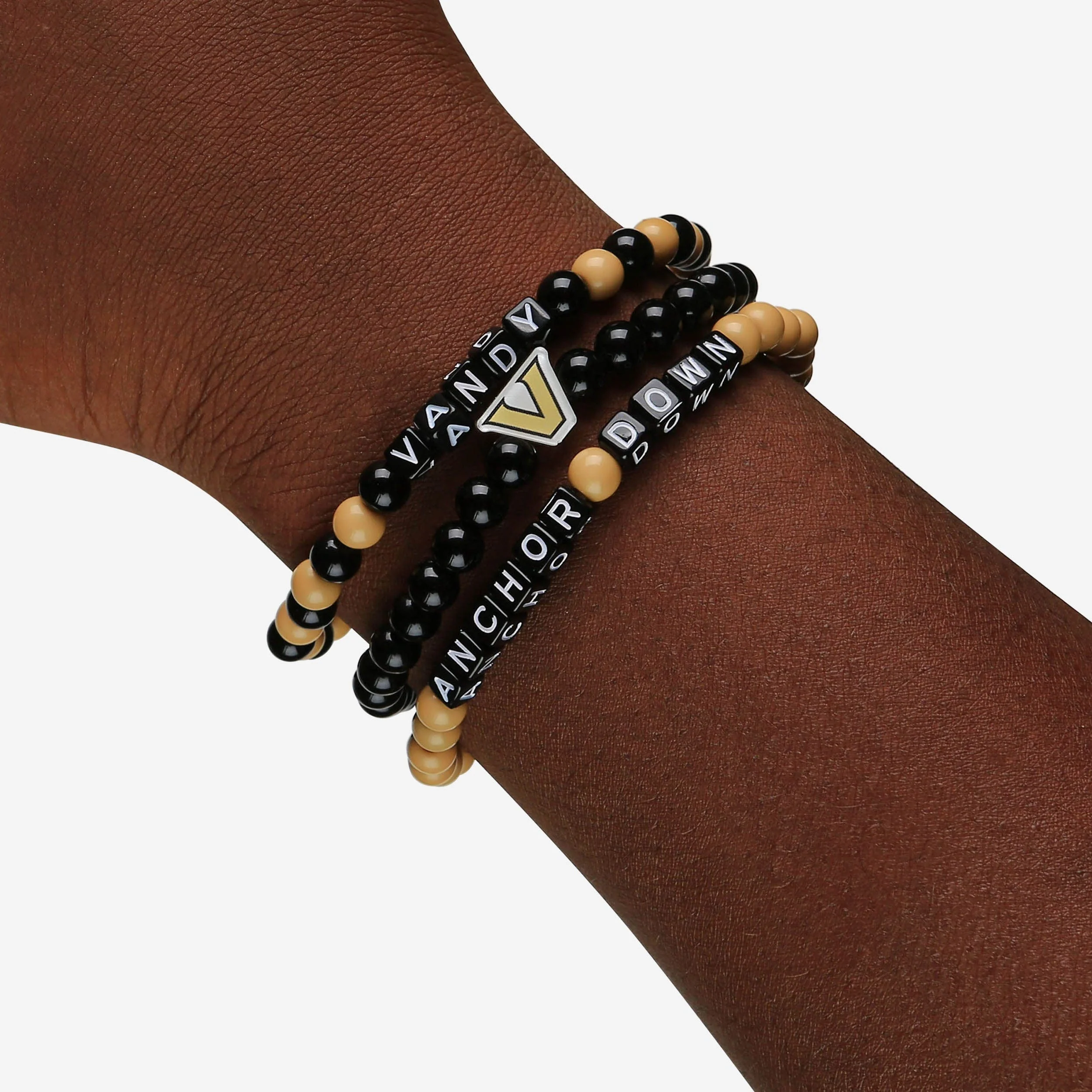 Vanderbilt Commodores 3 Pack Beaded Friendship Bracelet - Image 4