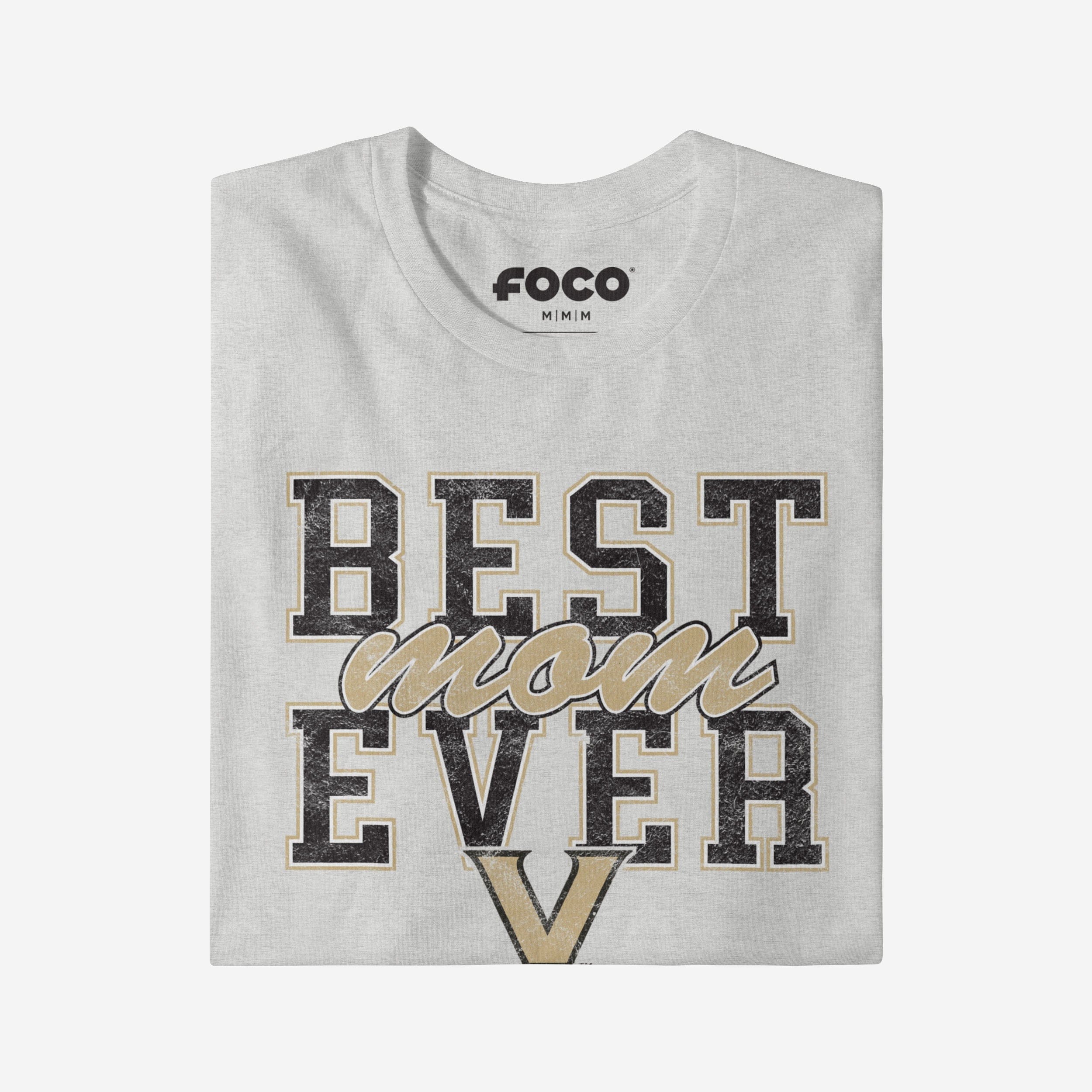 Vanderbilt Commodores Best Mom Ever Stacked T-Shirt - Image 3