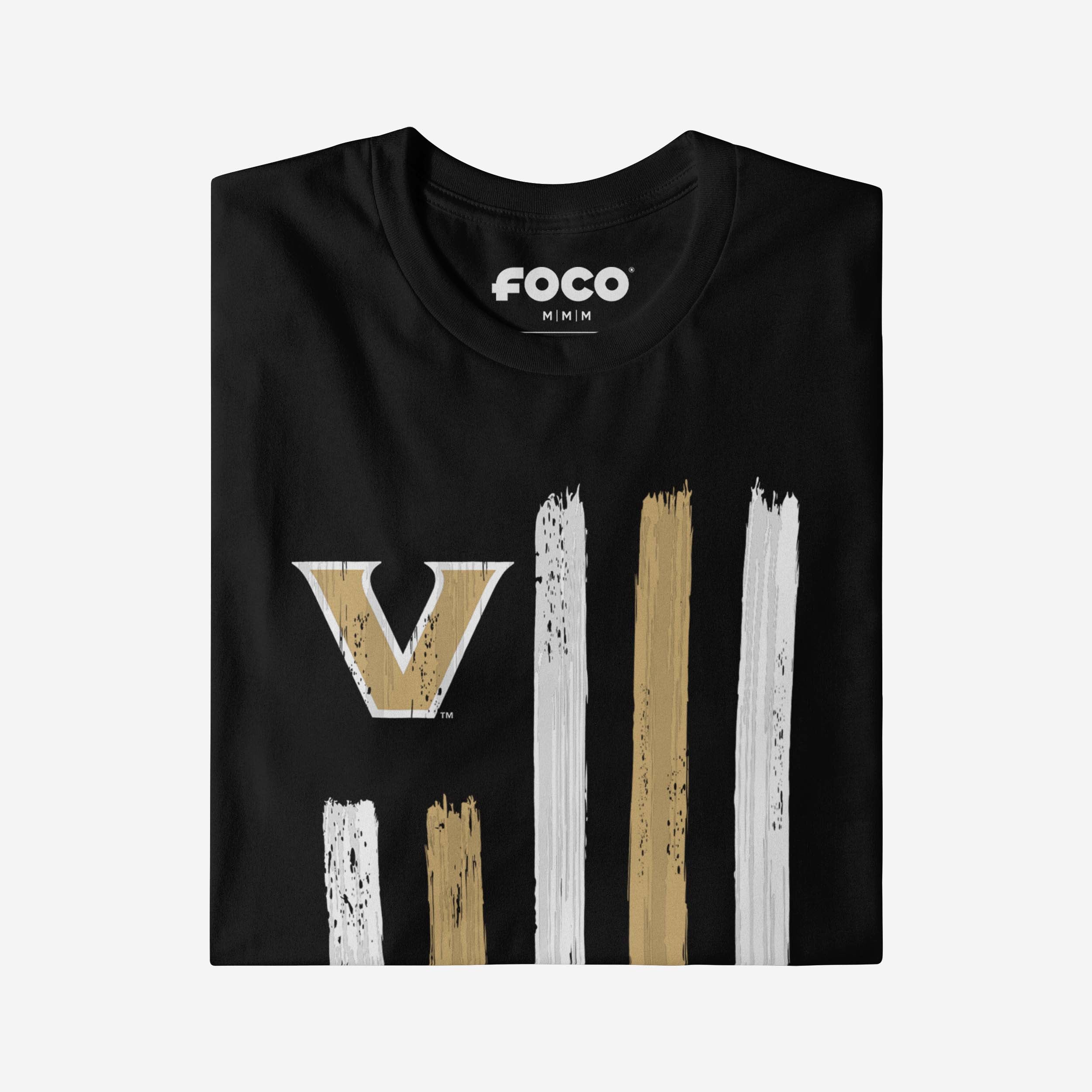 Vanderbilt Commodores Brushstroke Flag T-Shirt - Image 4