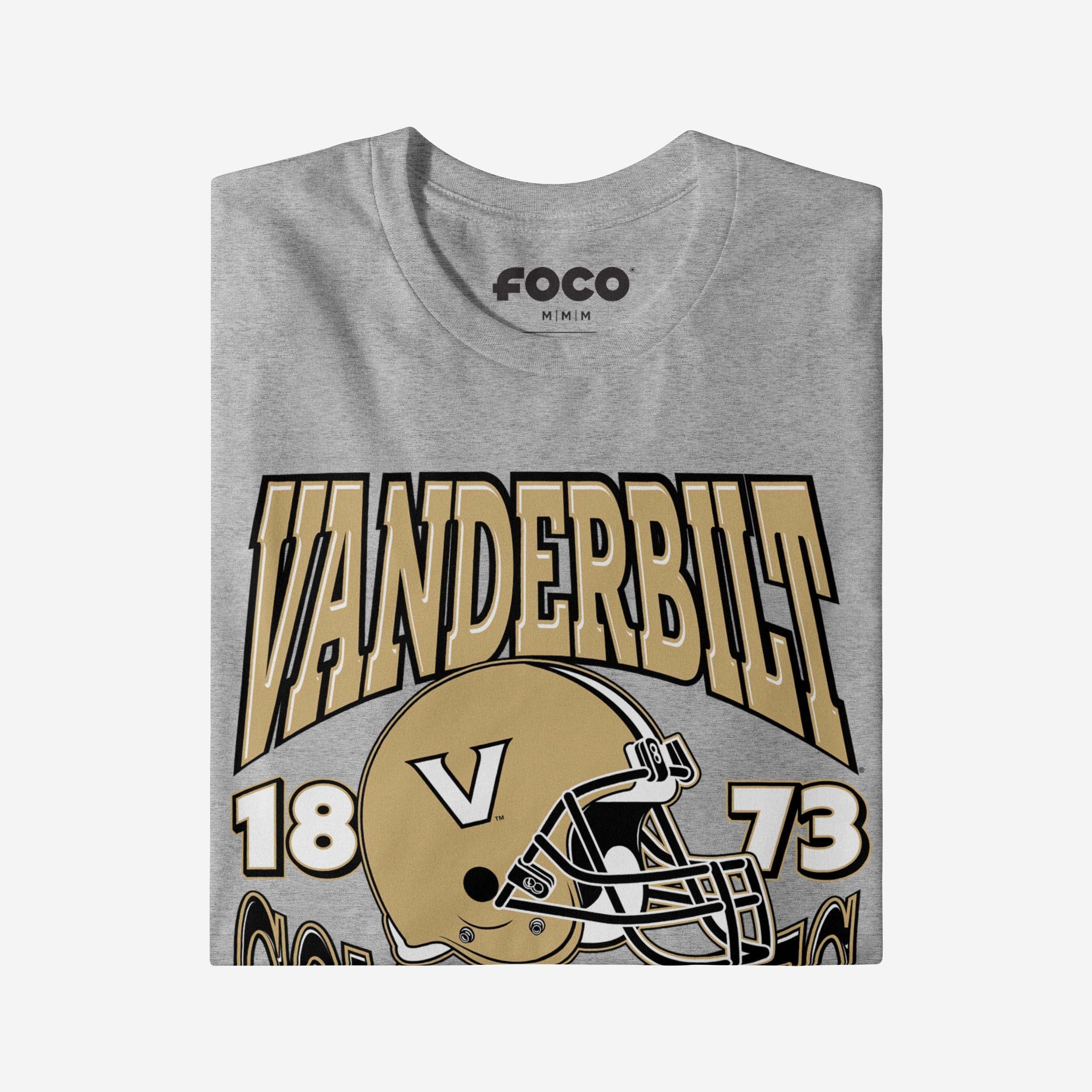 Vanderbilt Commodores Classic Team Helmet T-Shirt - Image 4