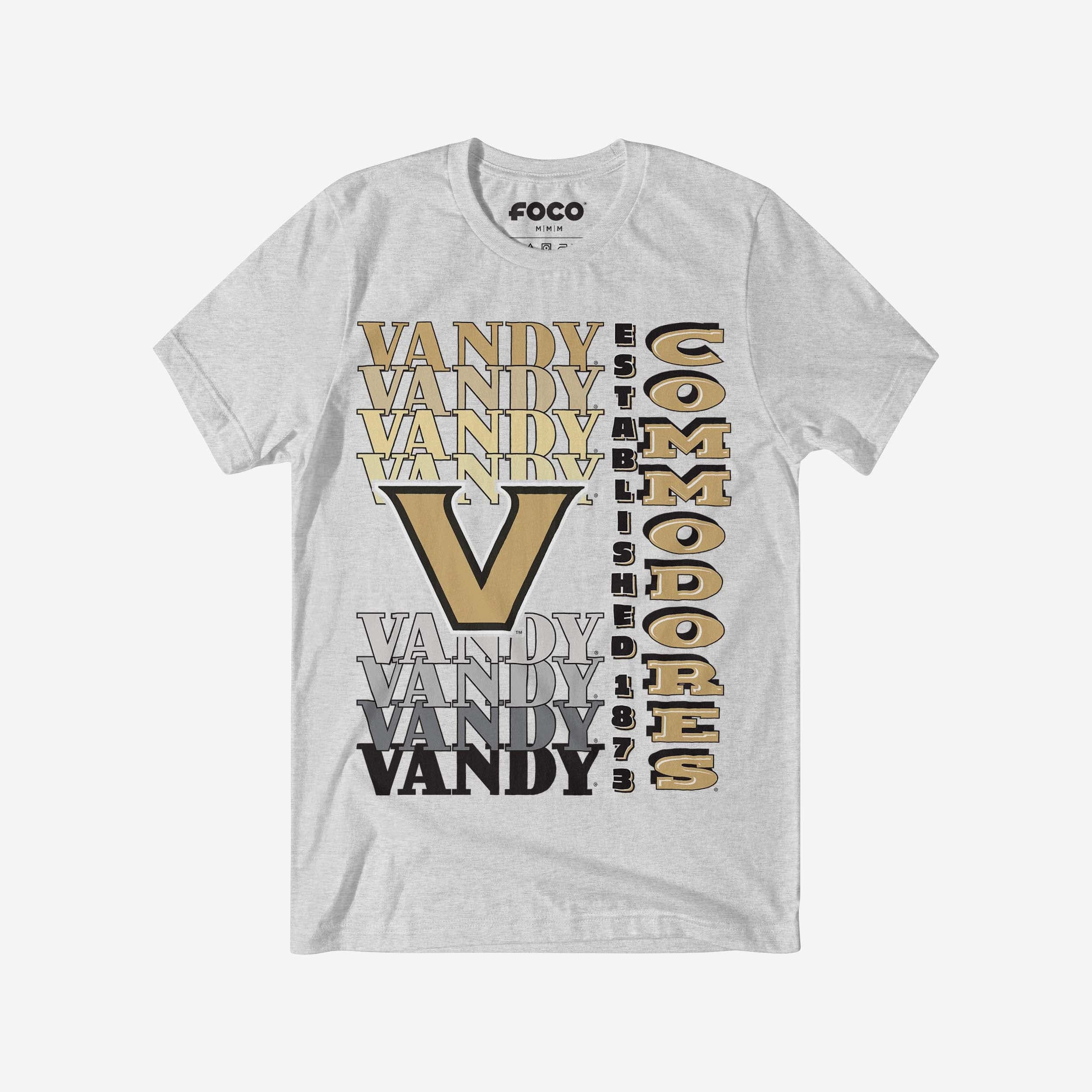Vanderbilt Commodores Gradient Wordmark T-Shirt