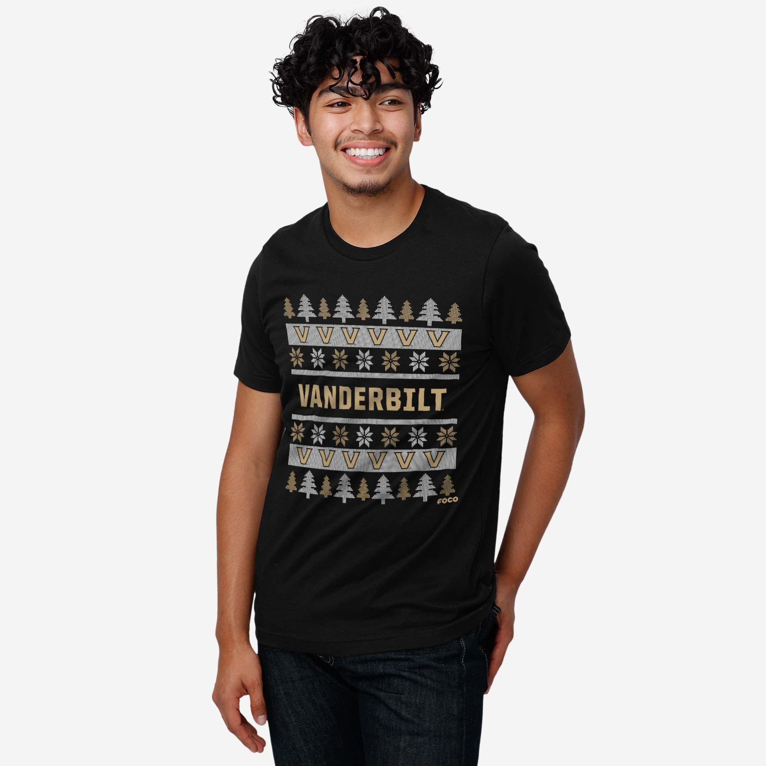 Vanderbilt Commodores Holiday Sweater T-Shirt - Image 2