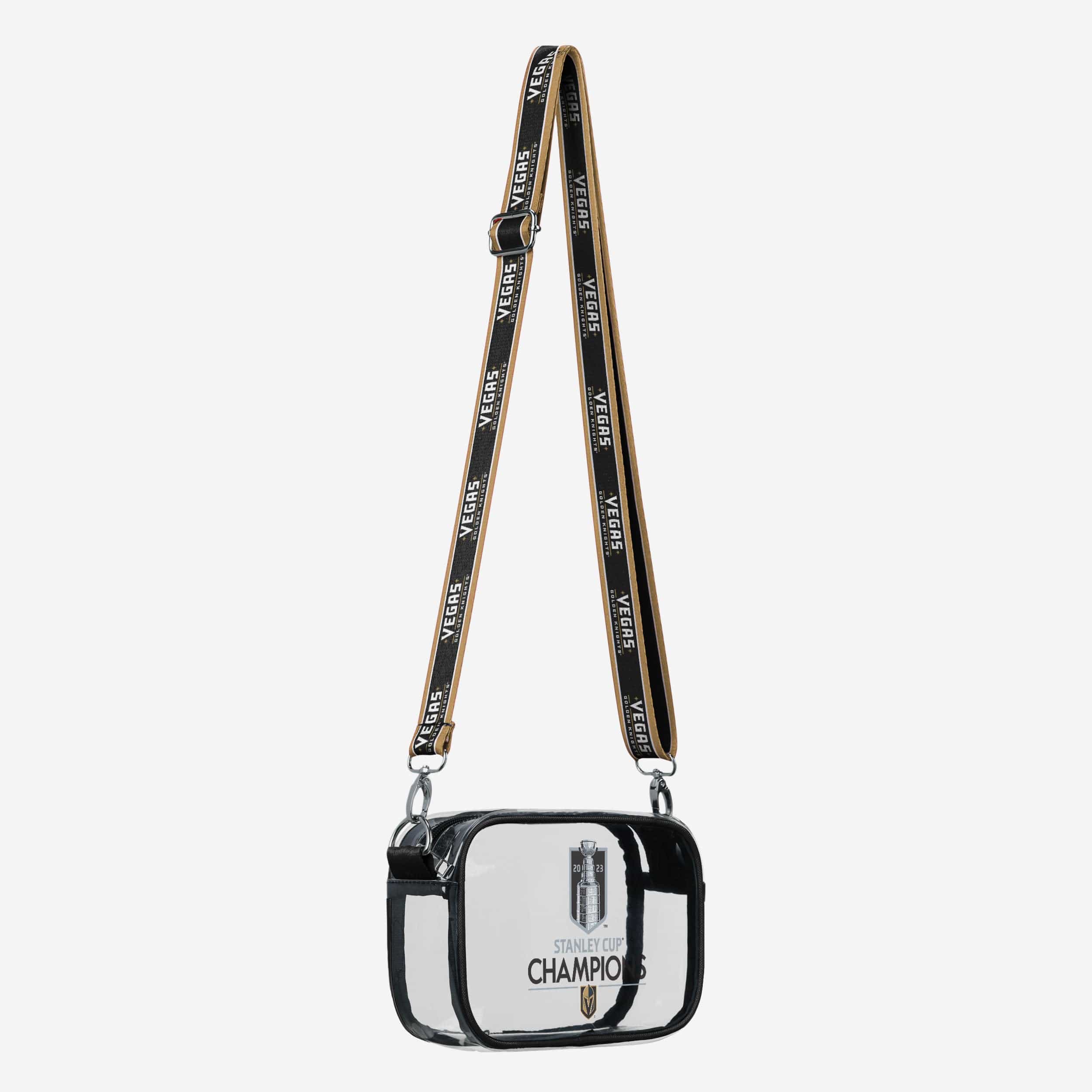 Vegas Golden Knights 2023 Stanley Cup Champions Clear Crossbody Bag - Image 2
