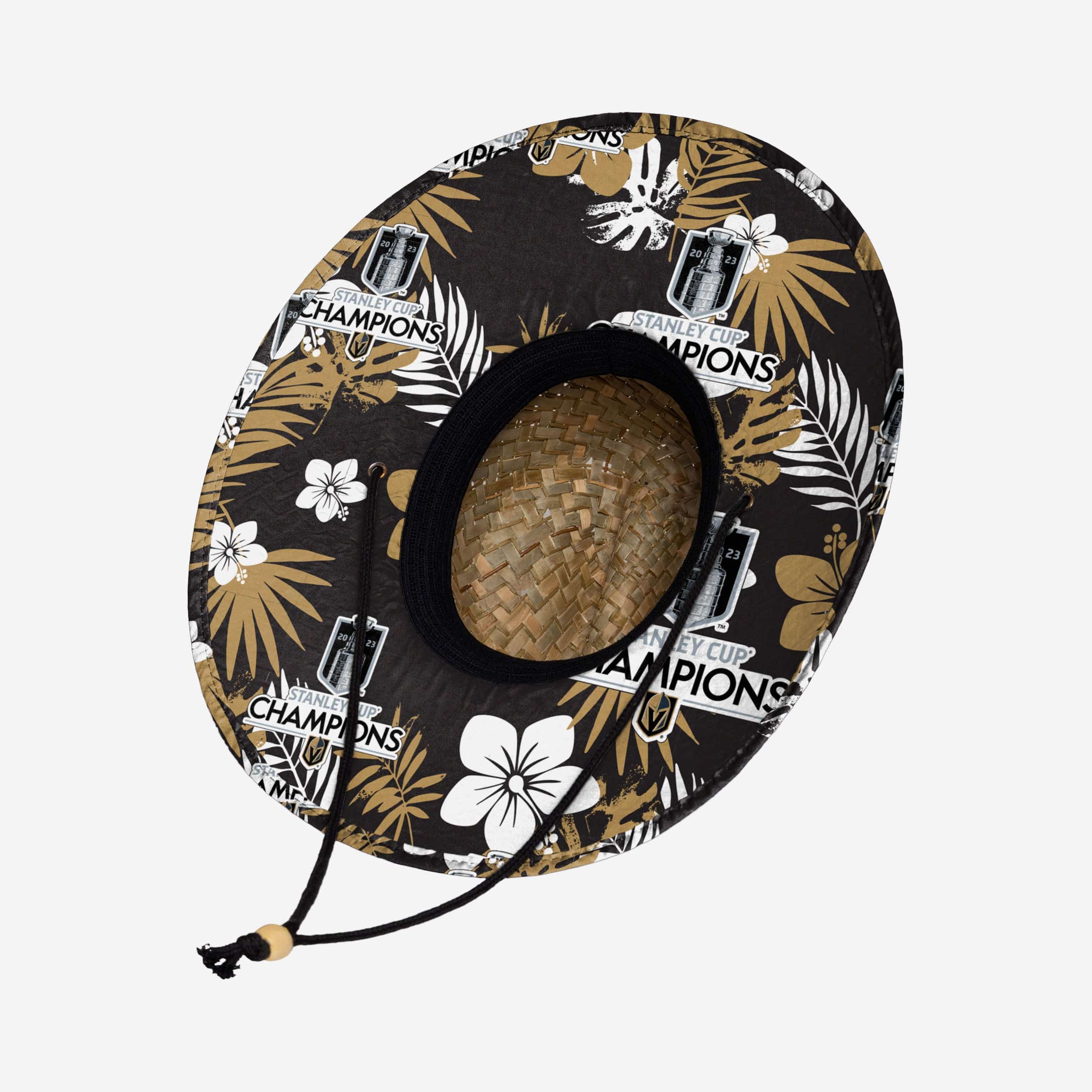 Vegas Golden Knights 2023 Stanley Cup Champions Straw Hat - Image 2