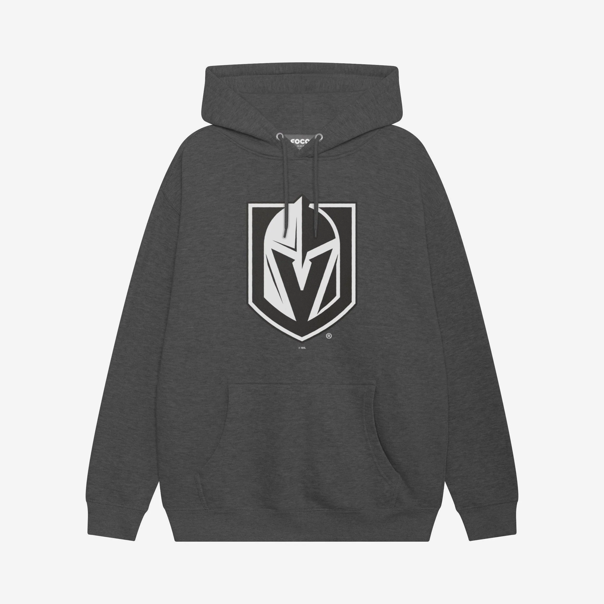 Vegas Golden Knights Black & White Primary Logo Hoodie