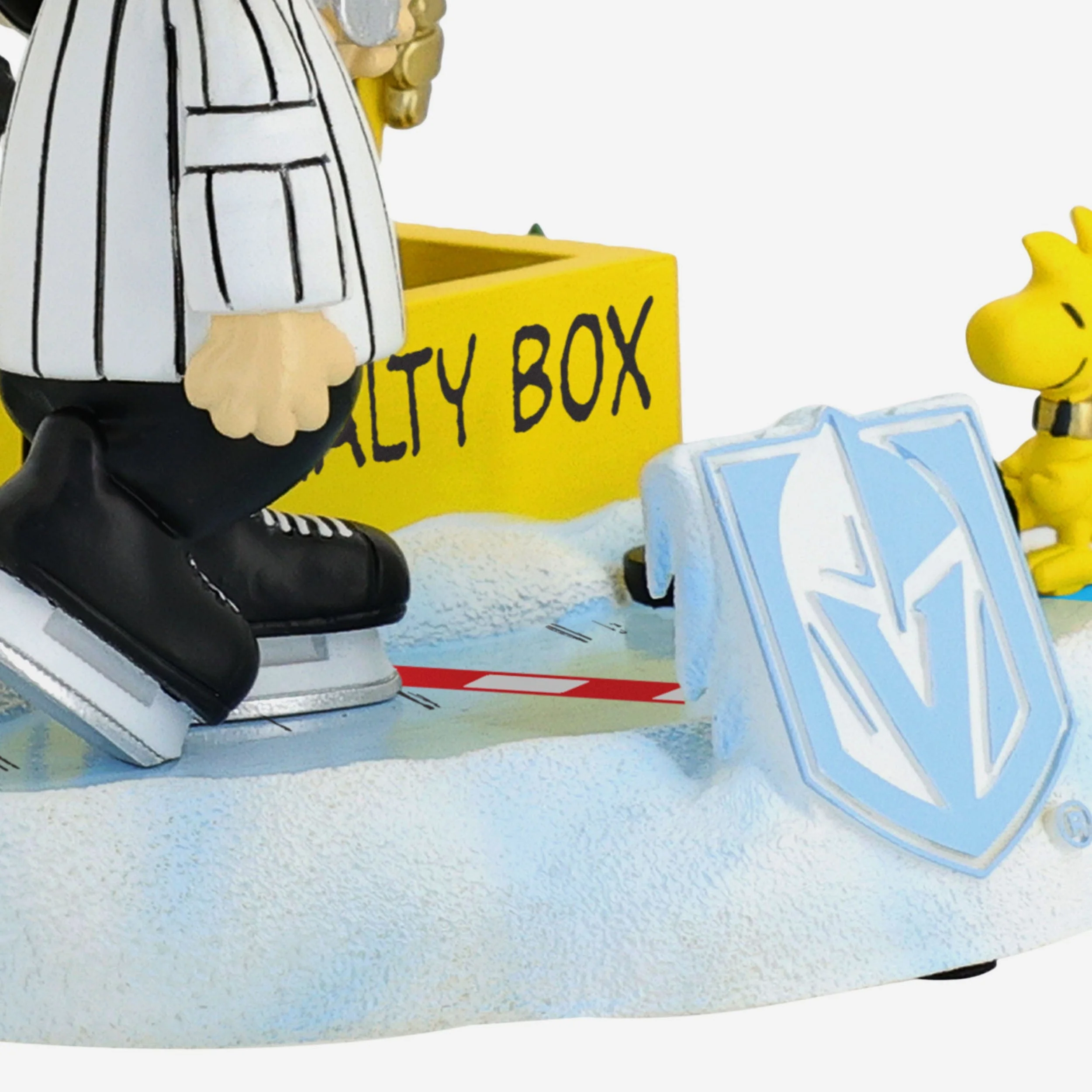 Vegas Golden Knights Peanuts Penalty Box Mini Bobblehead Scene - Image 4